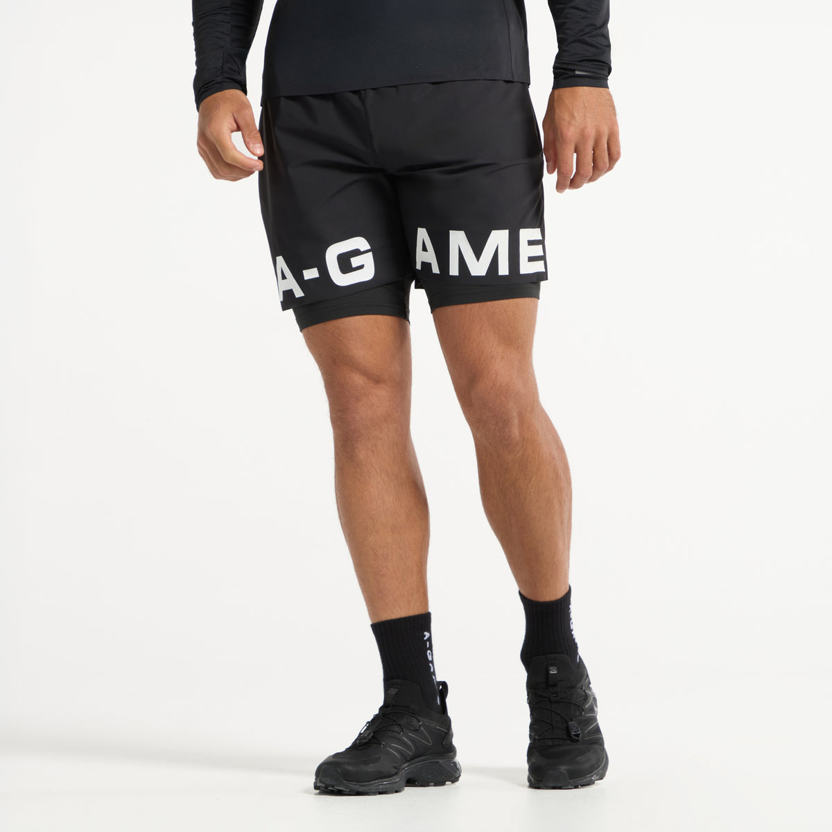 Men's 2-in-1 Shorts - Black