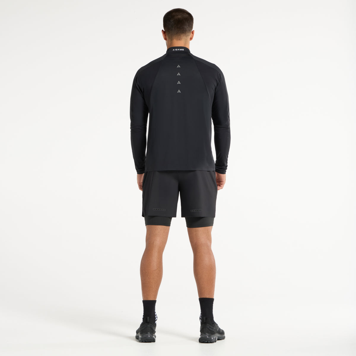 Men's 2-in-1 Shorts - Black