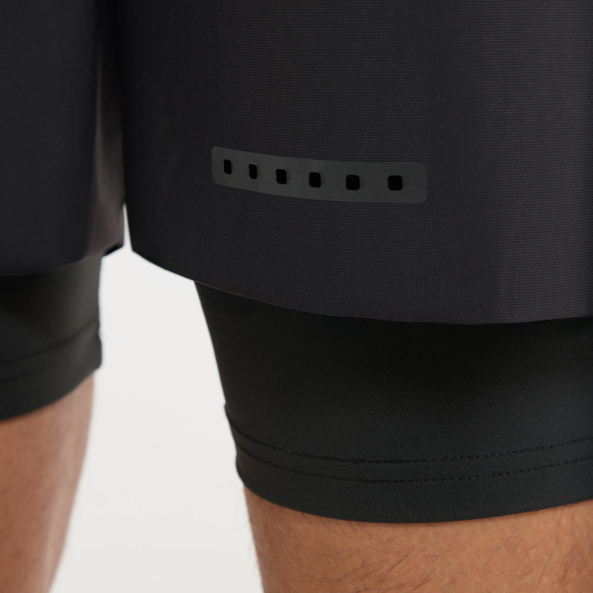 Men's 2-in-1 Shorts - Black