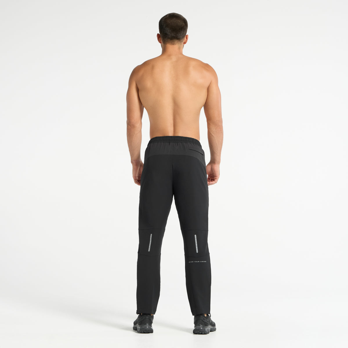 Men's Zip Training Pants - Black