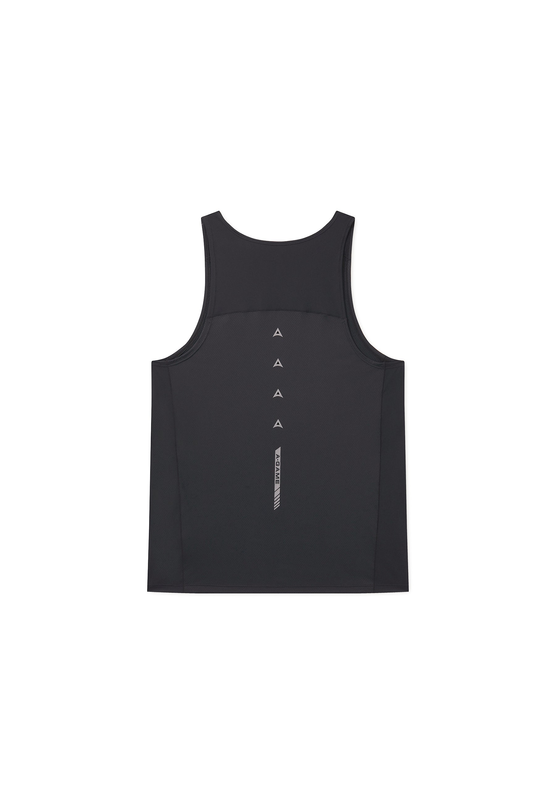 Men's Mesh Panel Vest - Black