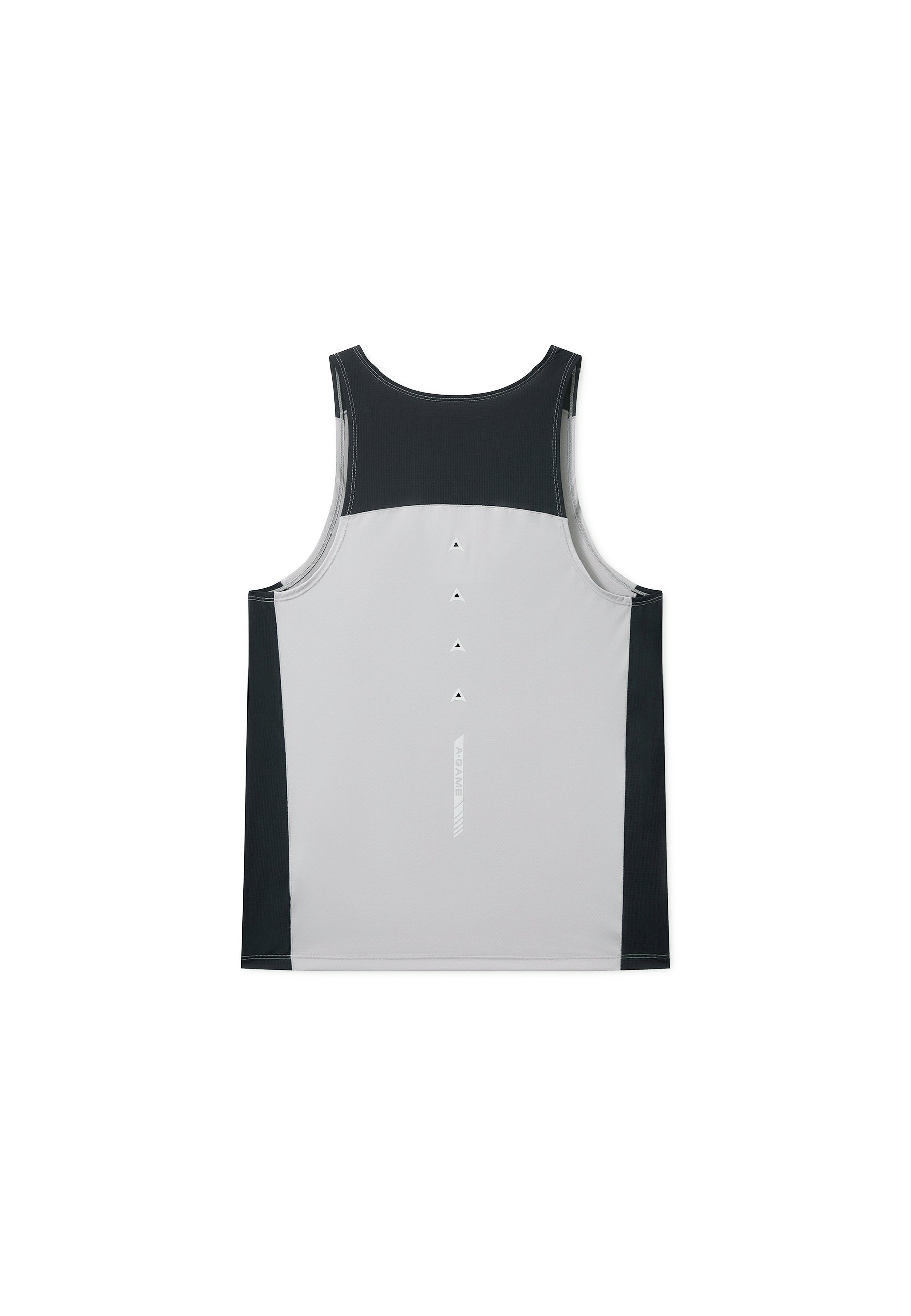 Men's Mesh Panel Vest - Grey / Black