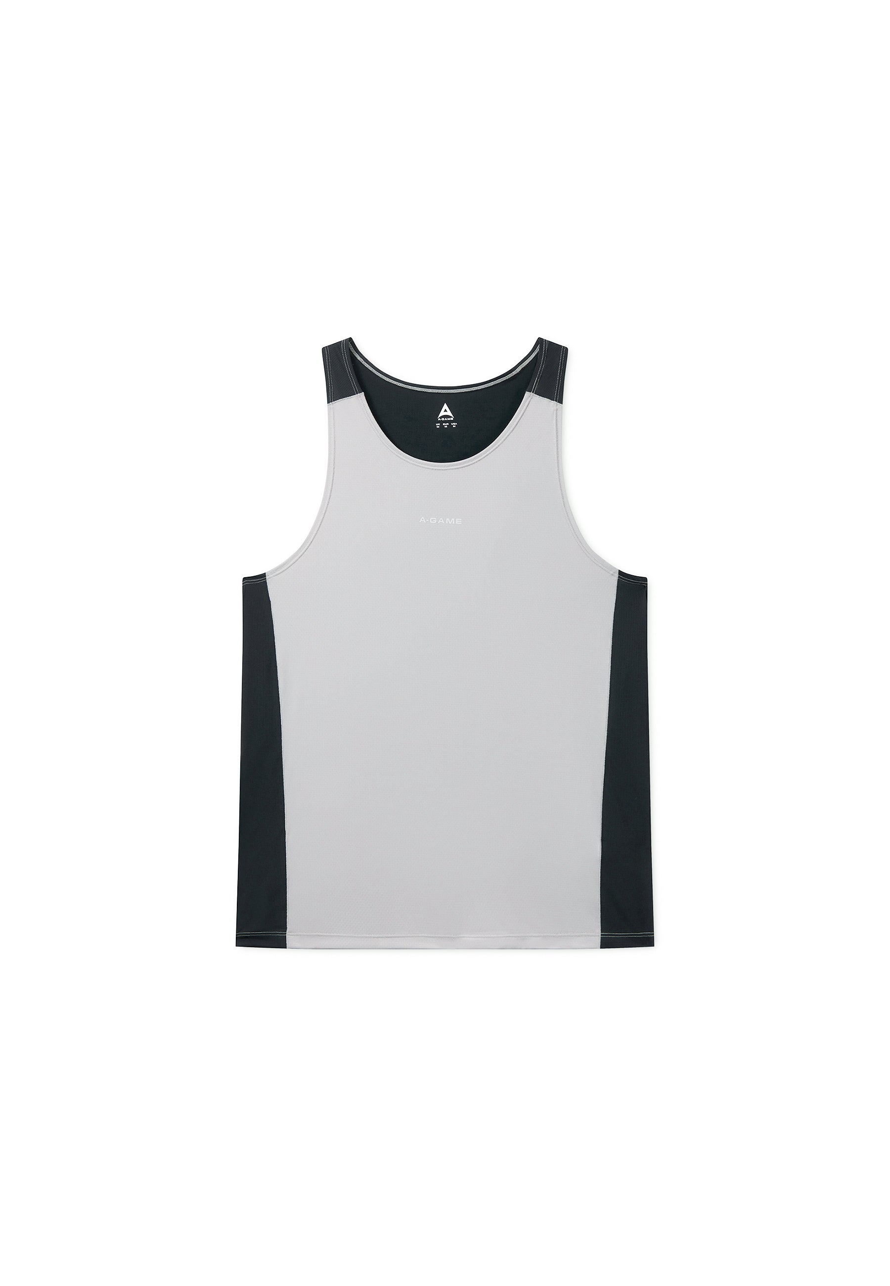 Men's Mesh Panel Vest - Grey / Black