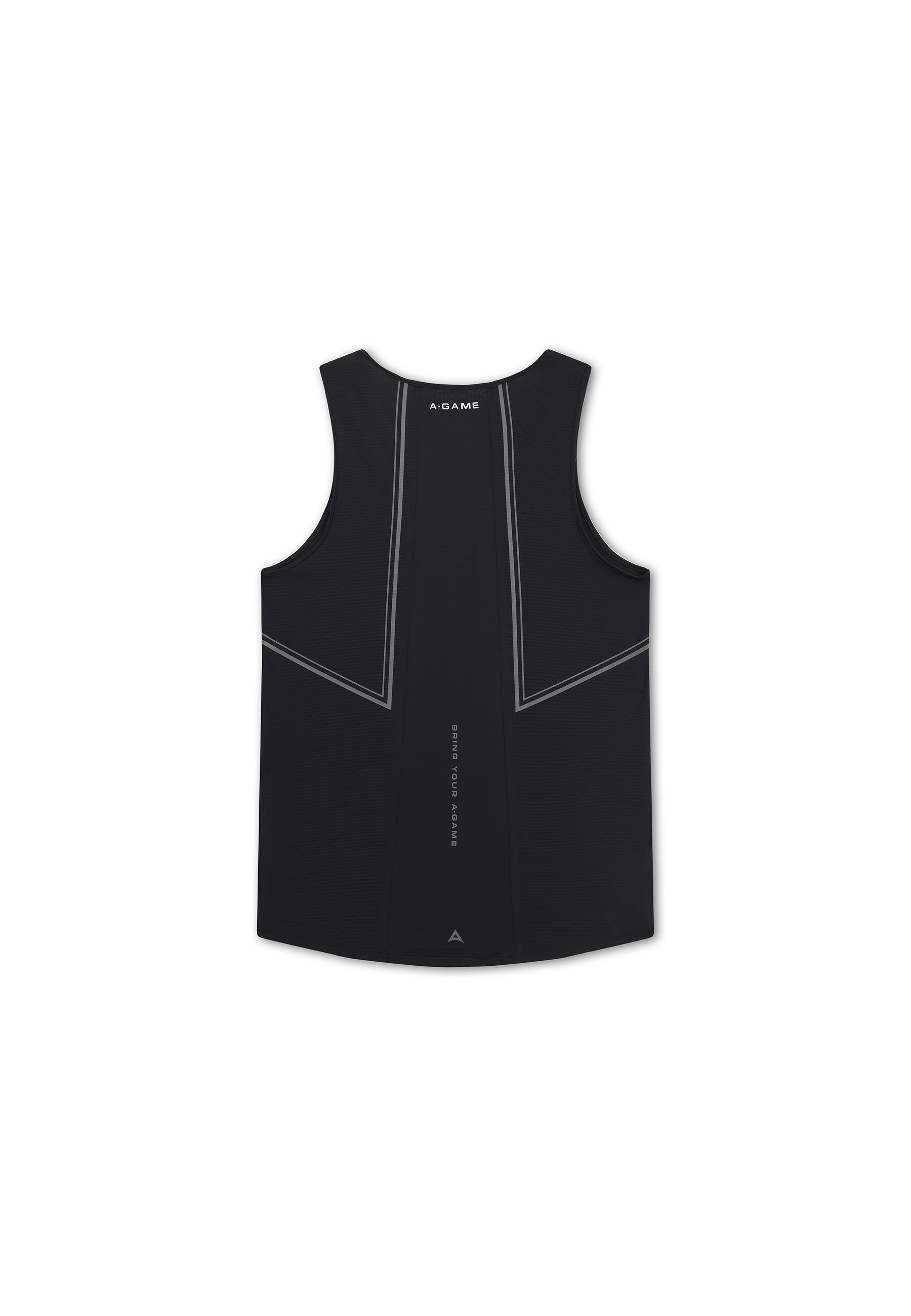 Men's Curved Hem Training Vest - Black