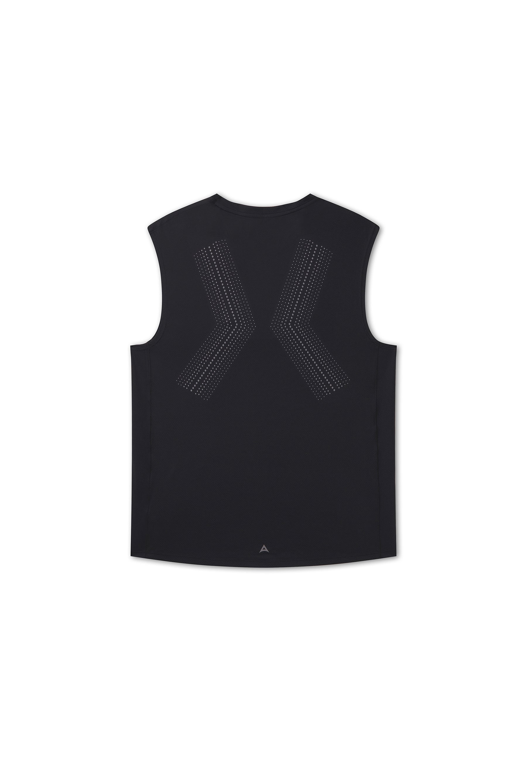 Men's Mesh Panelled Tank - Black