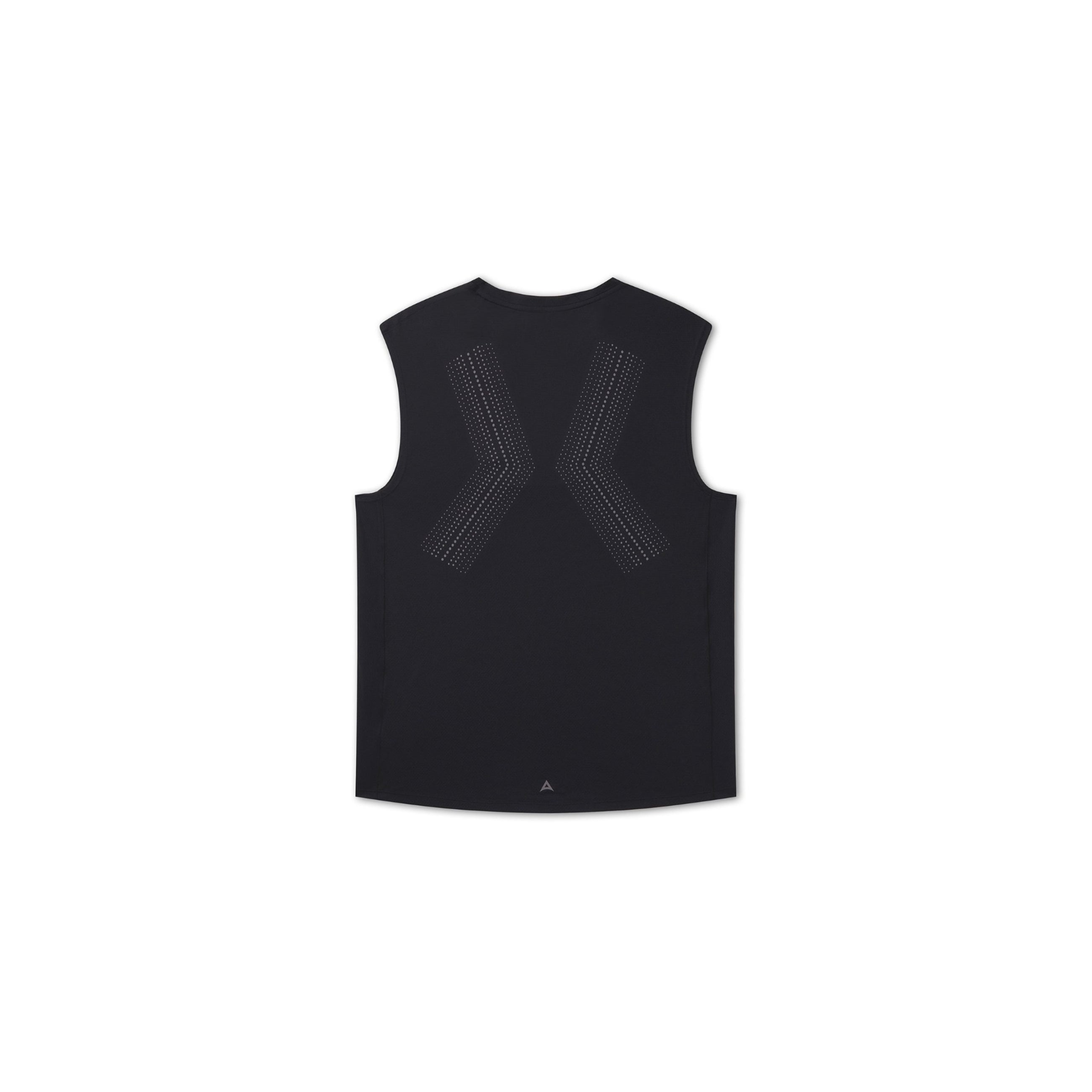 Men's Mesh Panelled Tank - Black