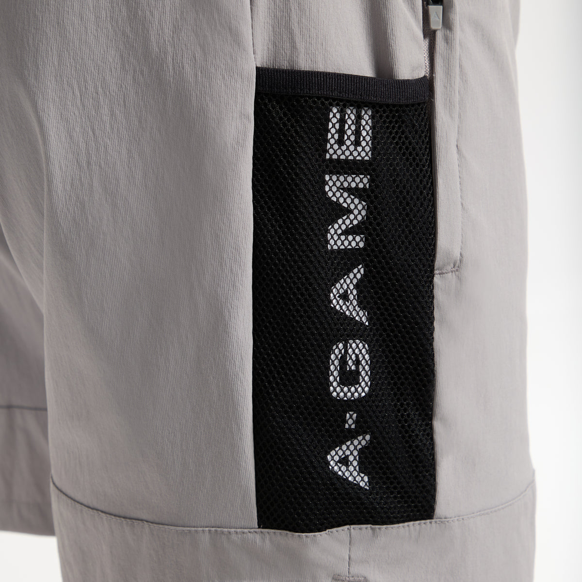 Men's Colour Block Training Shorts - Grey / Black