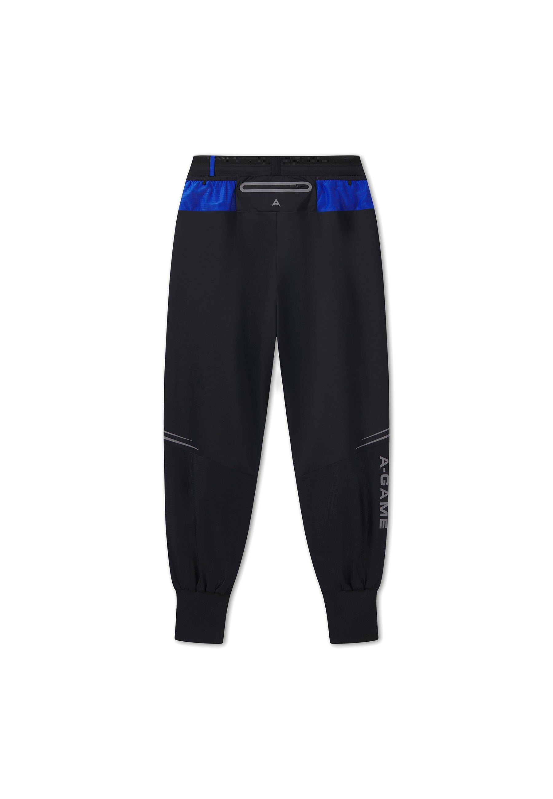 Men's Cuffed Training Pants - Black / Cobalt Blue