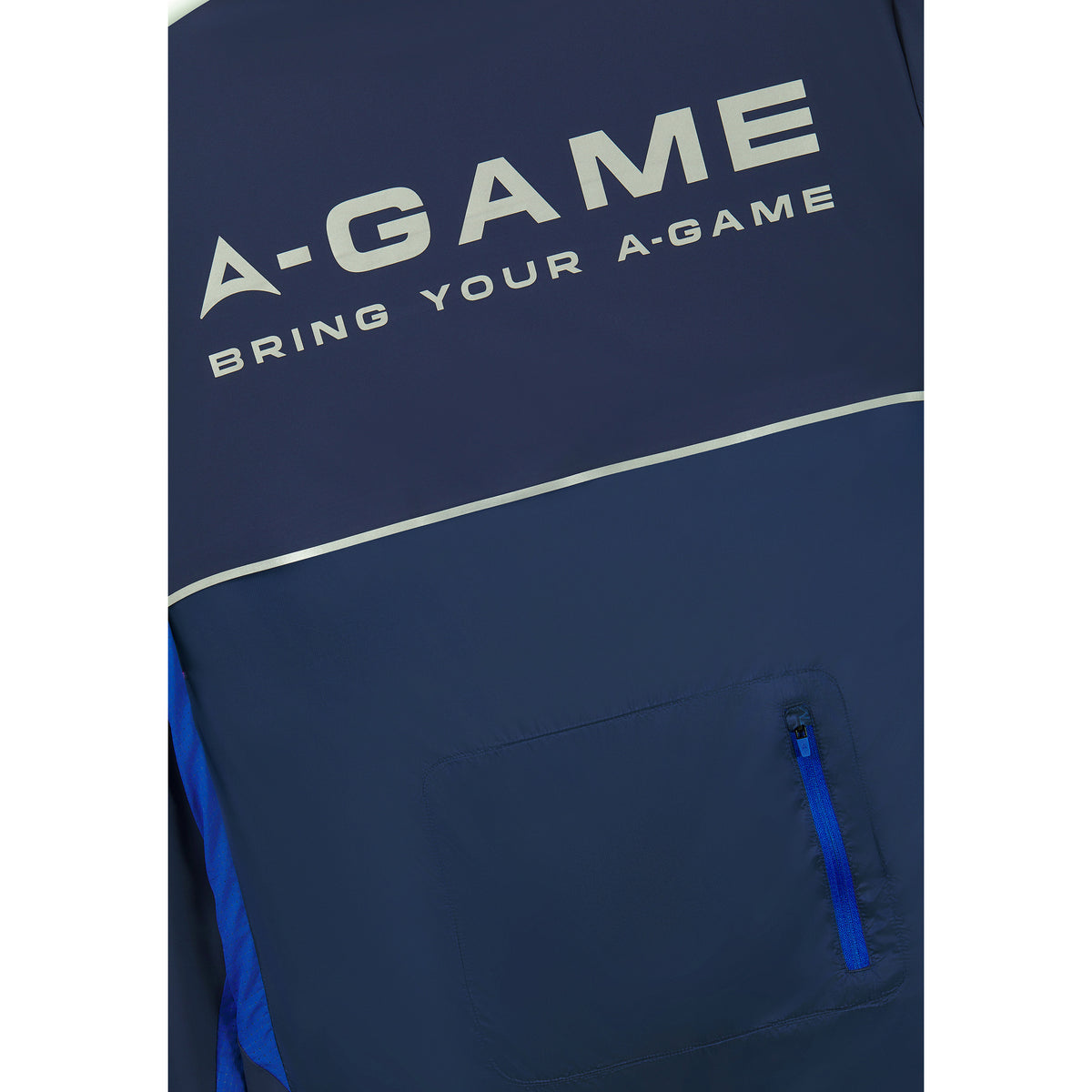 Men's Lightweight Windbreaker Jacket - Navy / Cobalt Blue