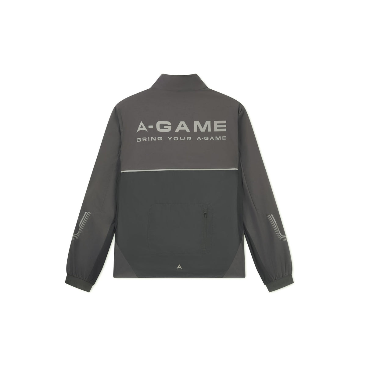 Men's Lightweight Windbreaker Jacket - Dk Charcoal / Black