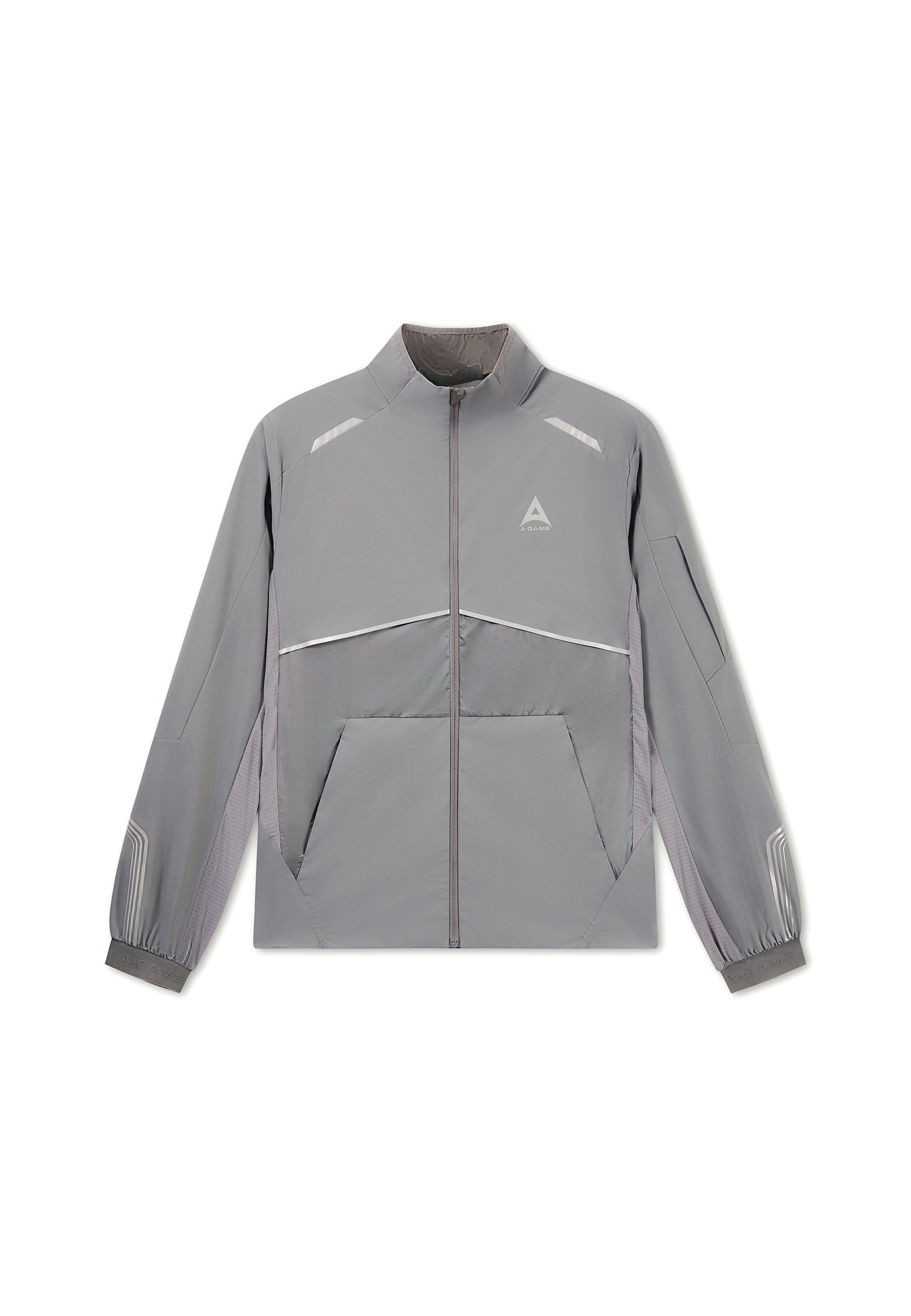 MENS LIGHTWEIGHT WINDBREAKER JACKET - DK GREY