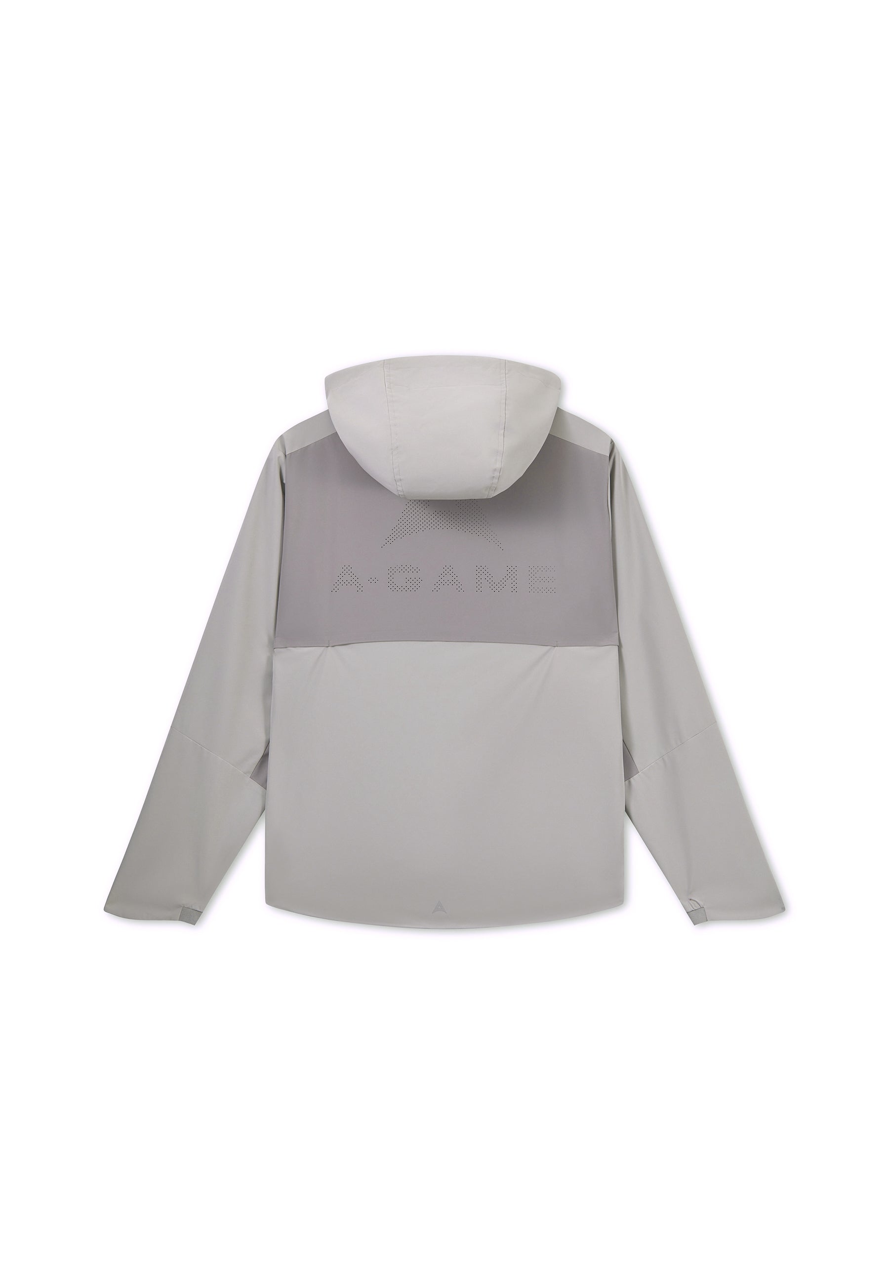 MENS PANELLED LIGHTWEIGHT JACKET - GREY / DK GREY