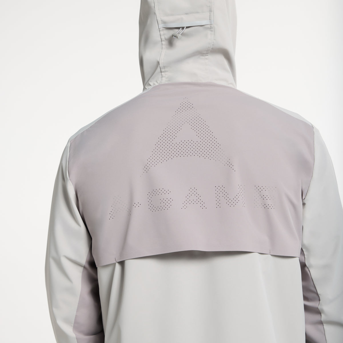 Men's Panelled Lightweight Jacket - Grey / Dk Grey