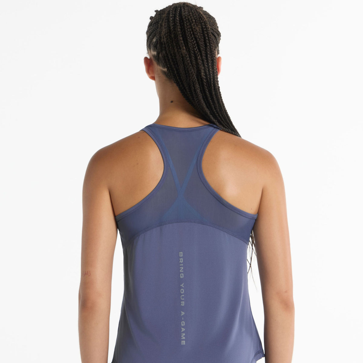 Women's Relaxed Racer Back Vest - Blue