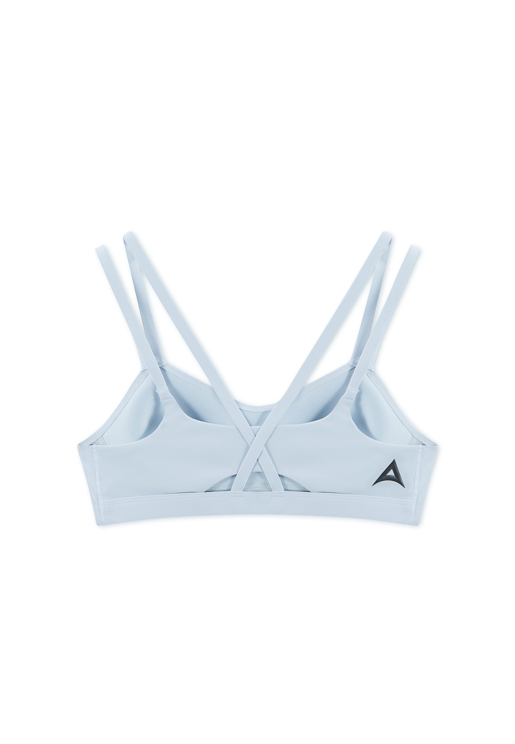 WOMENS LIGHT SUPPORT SPORTS BRAS - PALE BLUE