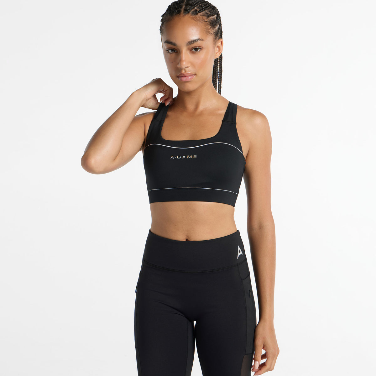 Women's Light Support Sports Bra - Black