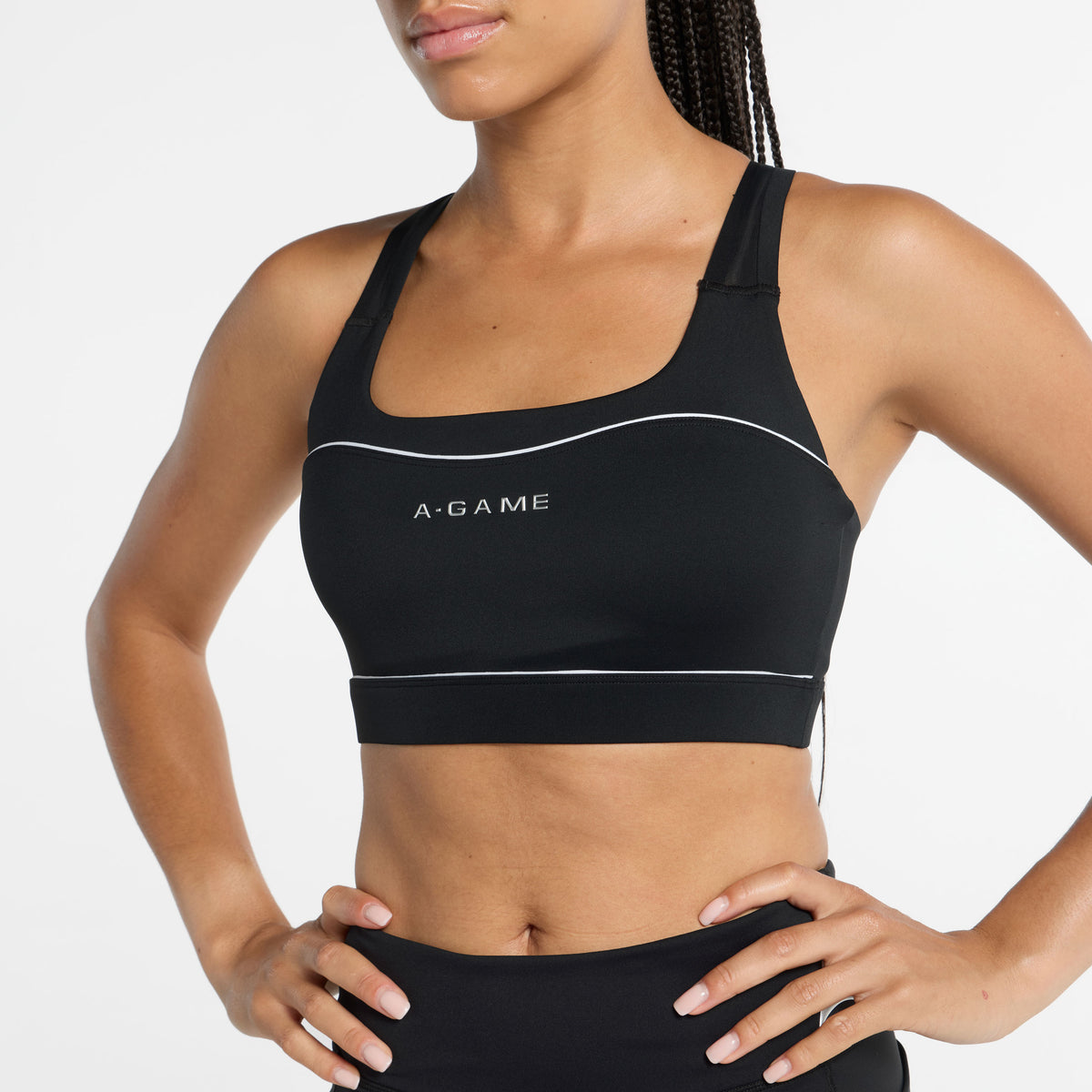 Women's Light Support Sports Bra - Black