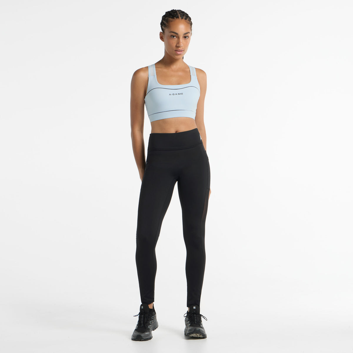 Women's Light Support Sports Bra - Pale Blue