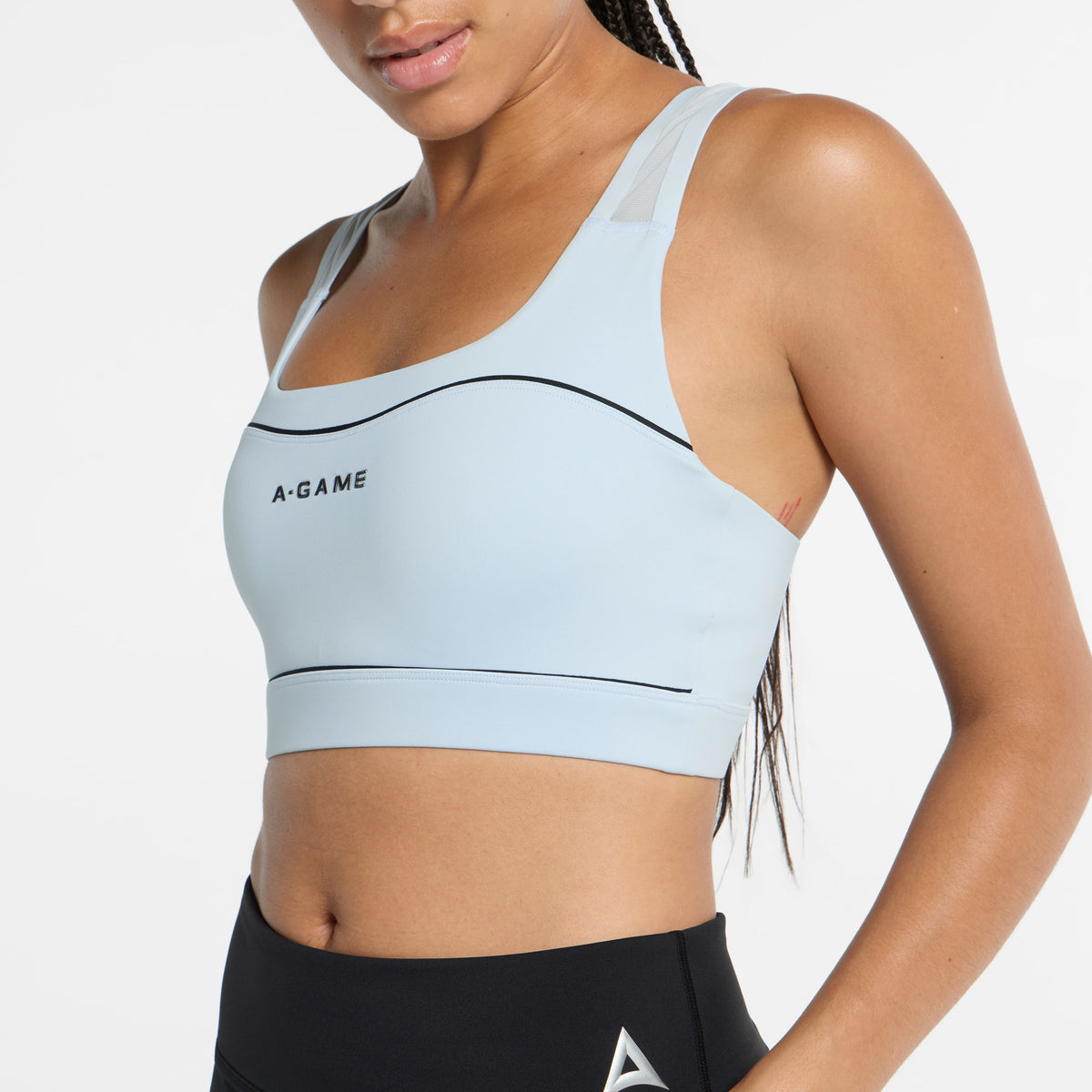 Women's Light Support Sports Bra - Pale Blue