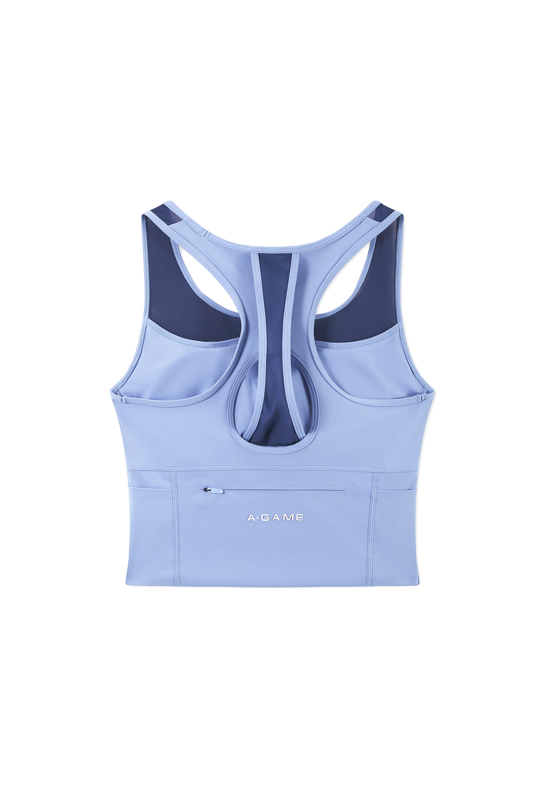 Women's Medium Support Mesh Overlay Sports Bra - Cornflower