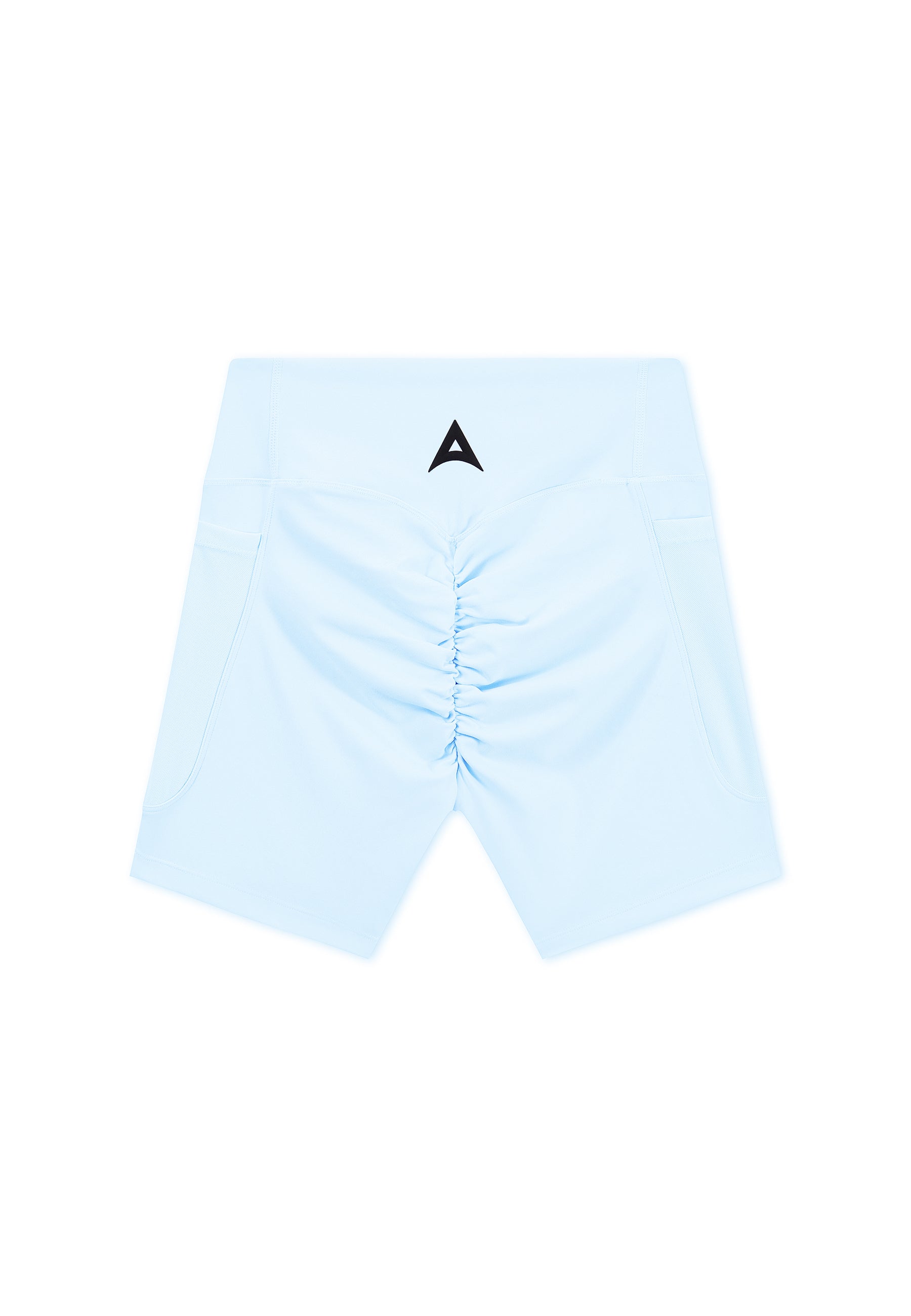 WOMENS TRAINING SHORTS - PALE BLUE