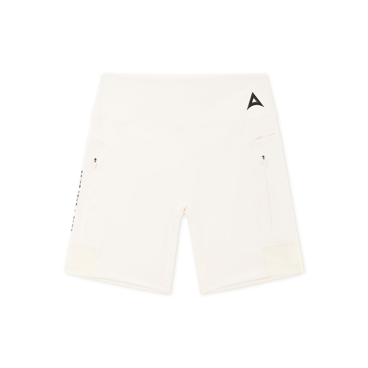 Women's Reflective Running Shorts - Ecru