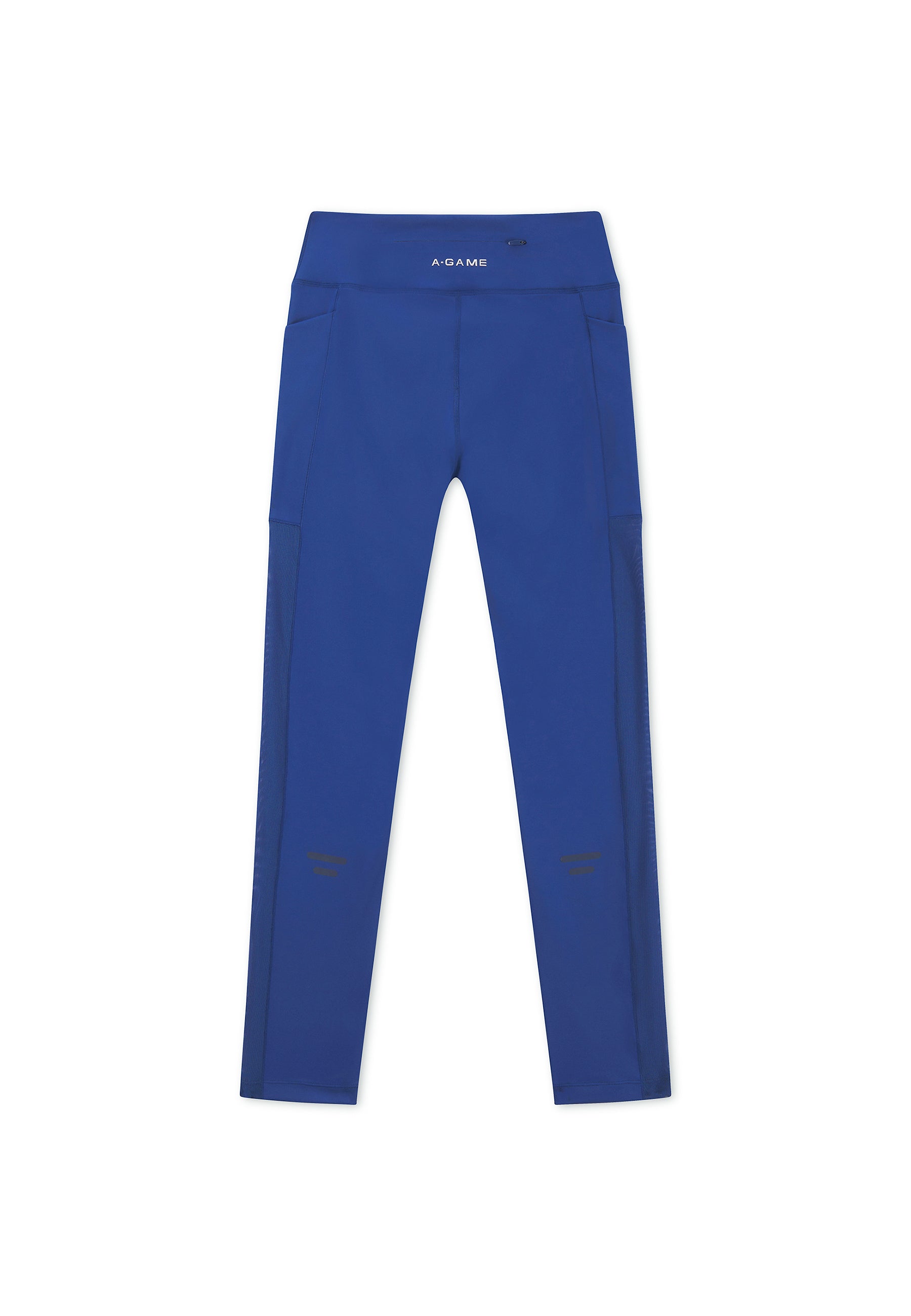 WOMENS REFLECTIVE RUNNING LEGGINGS - NAVY