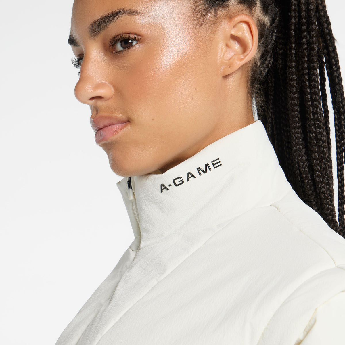 Women's Lightweight Padded Jacket - Ecru