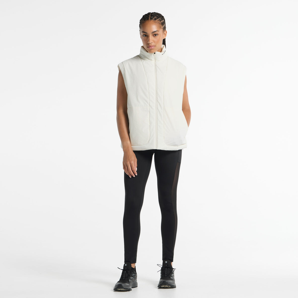 Women's Lightweight Padded Jacket - Ecru