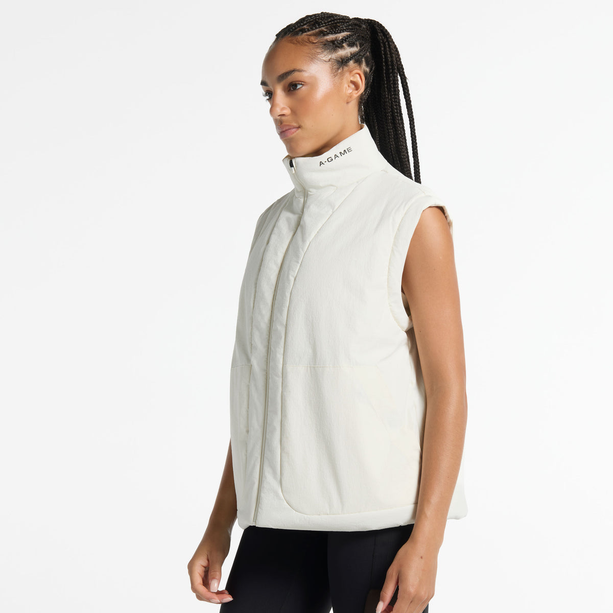 Women's Lightweight Padded Jacket - Ecru