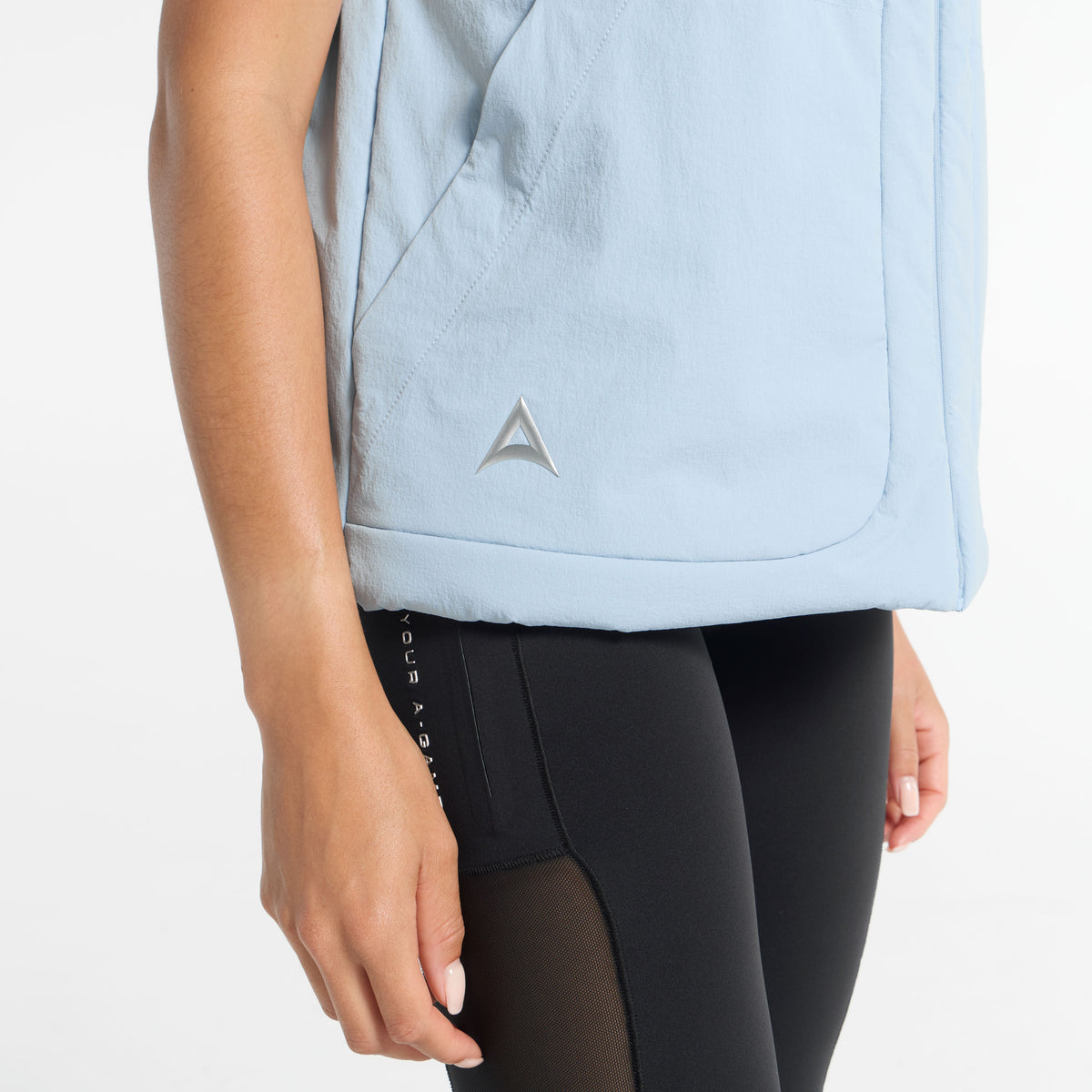 Women's Lightweight Padded Jacket - Pale Blue