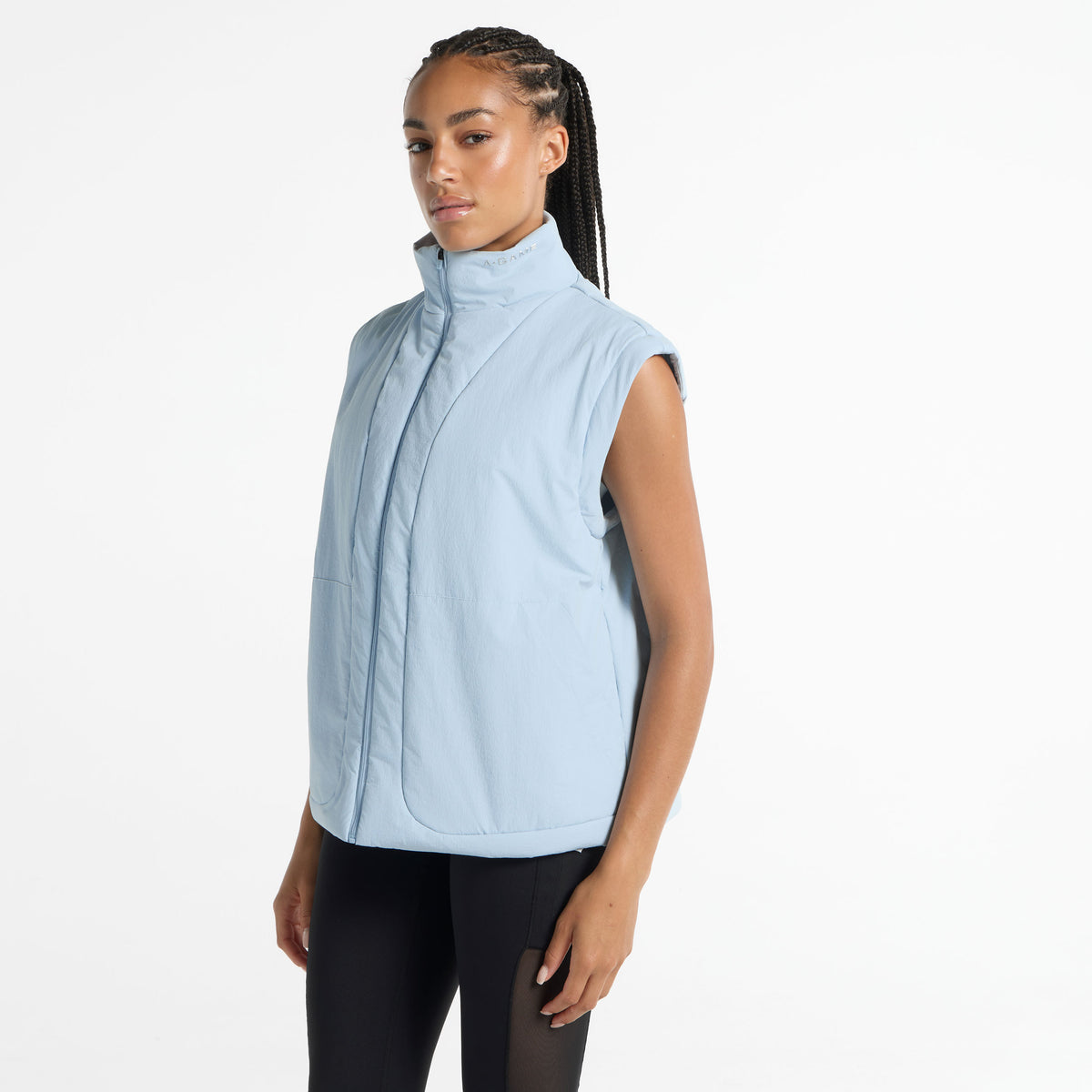 Women's Lightweight Padded Jacket - Pale Blue