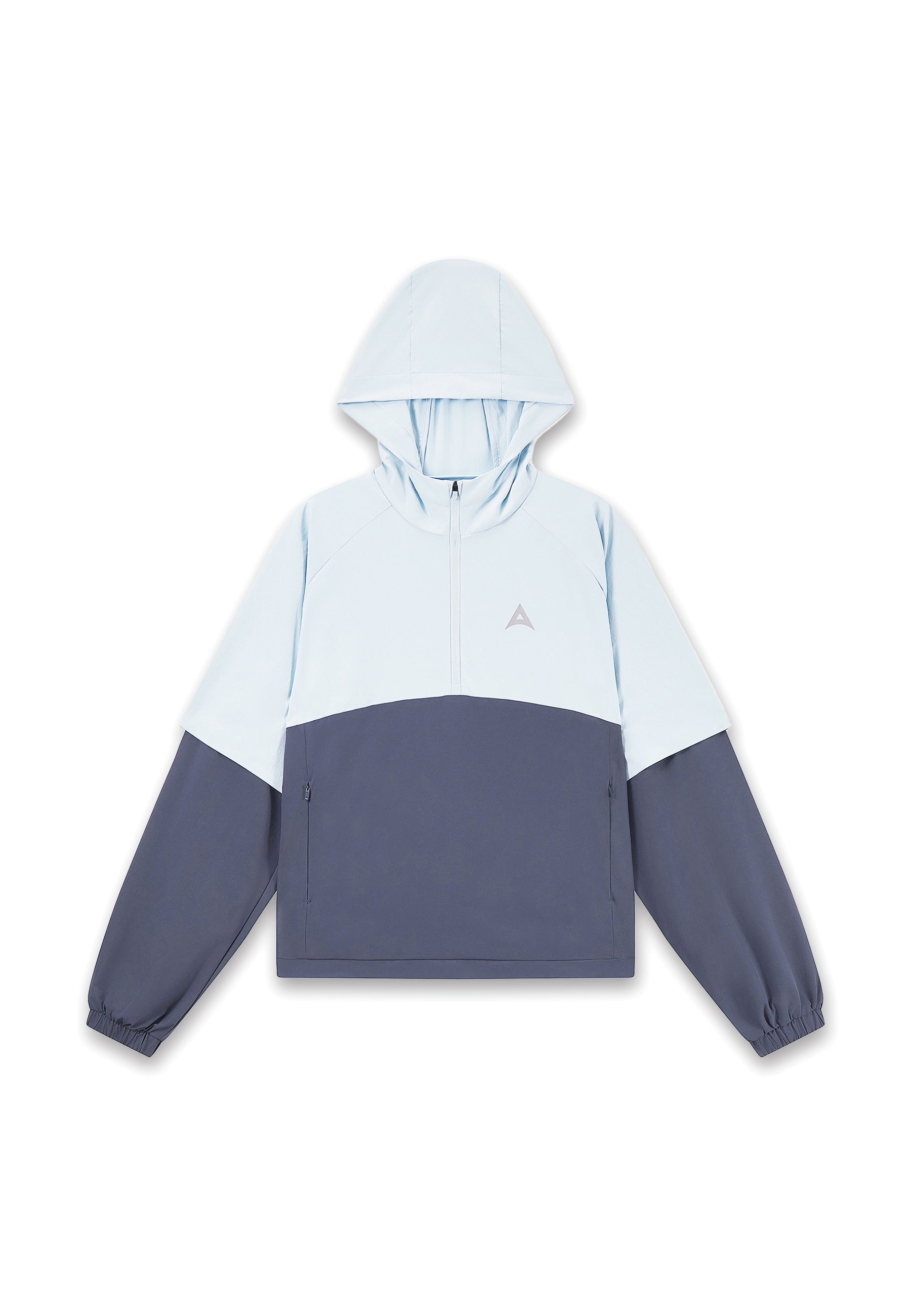 WOMENS QUARTER ZIP JACKET - BLUE