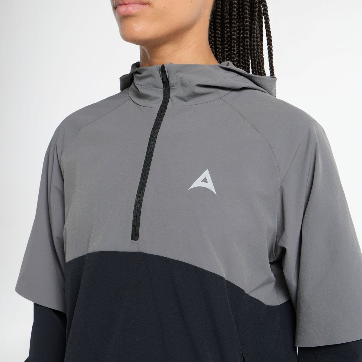 Women's Quarter Zip Jacket - Black
