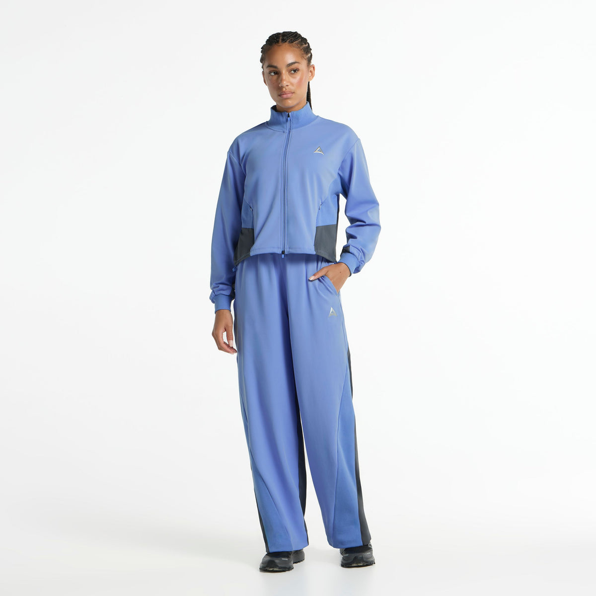 Women's Oversized Track Jacket - Cornflower