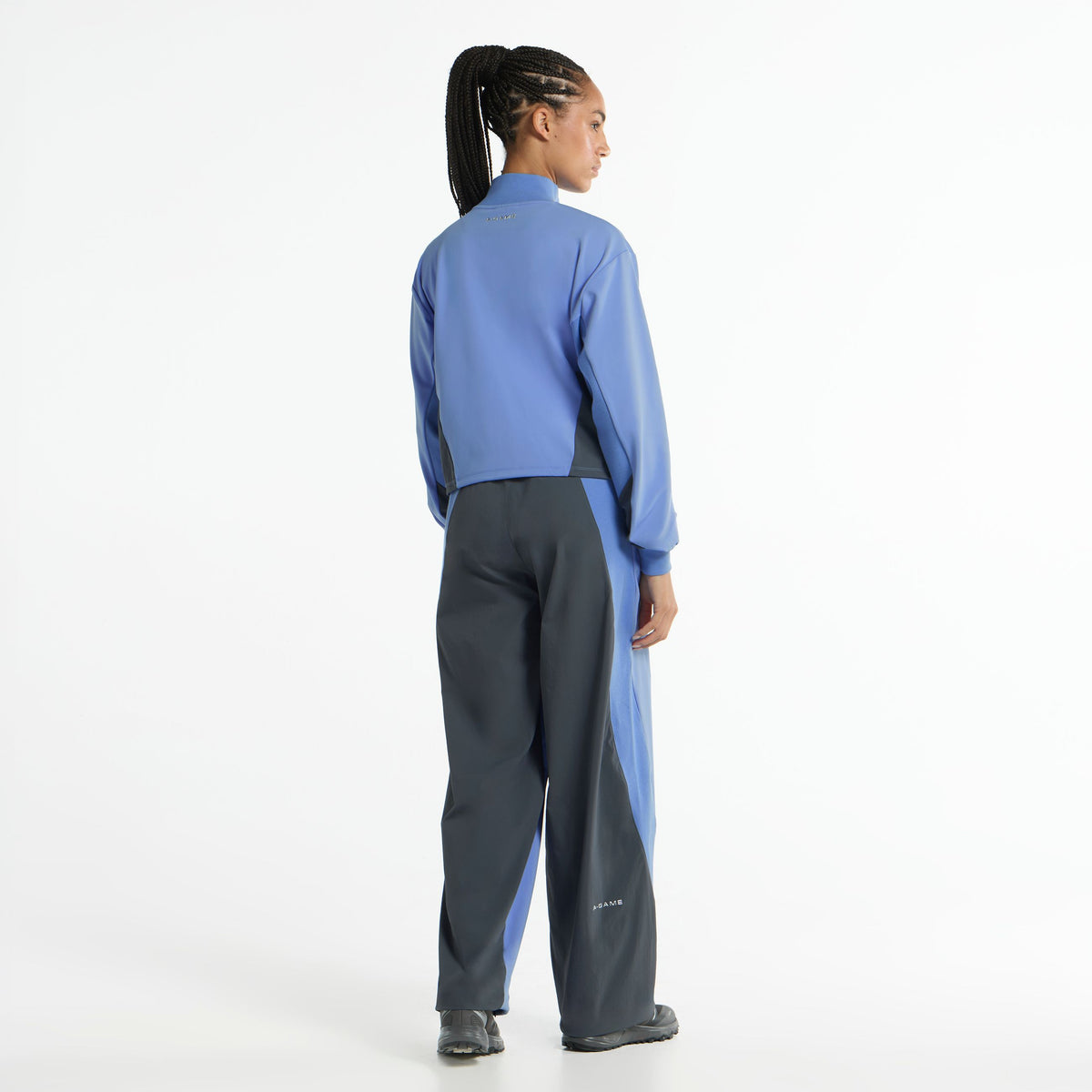 Women's Oversized Track Jacket - Cornflower