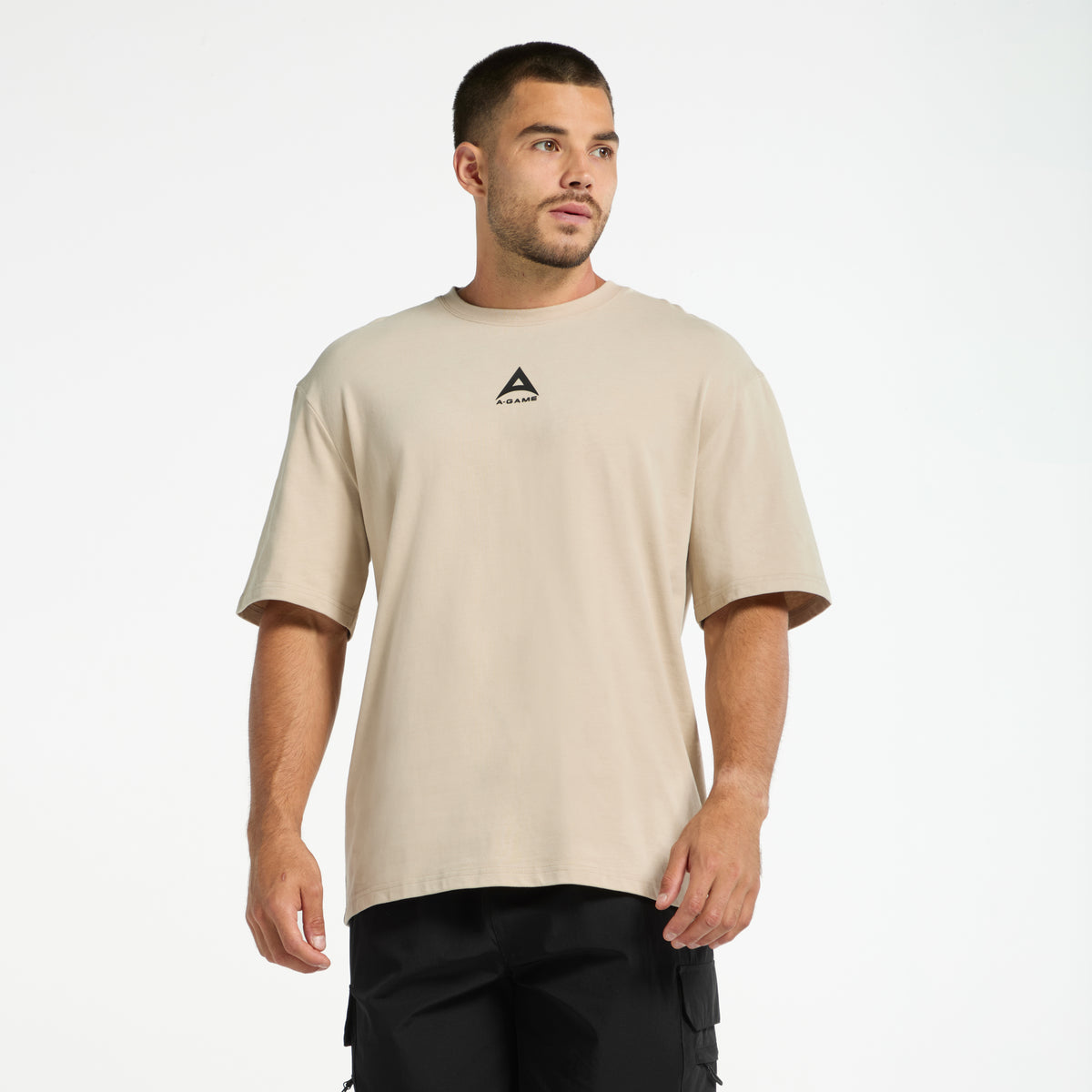 Men's Relaxed T-Shirt - Beige