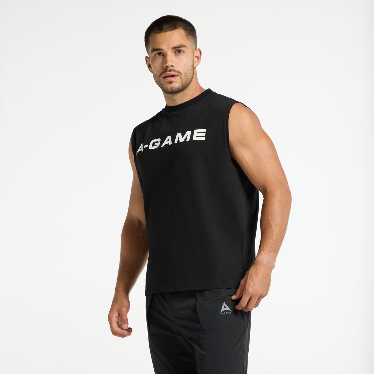Men's Sleeveless T-Shirt - Black
