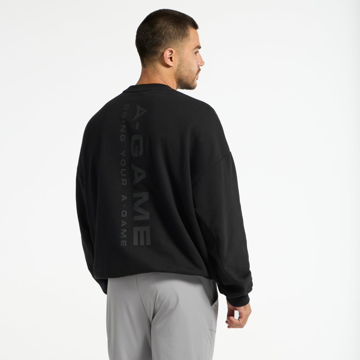 Men's Relaxed Sweatshirt - Black