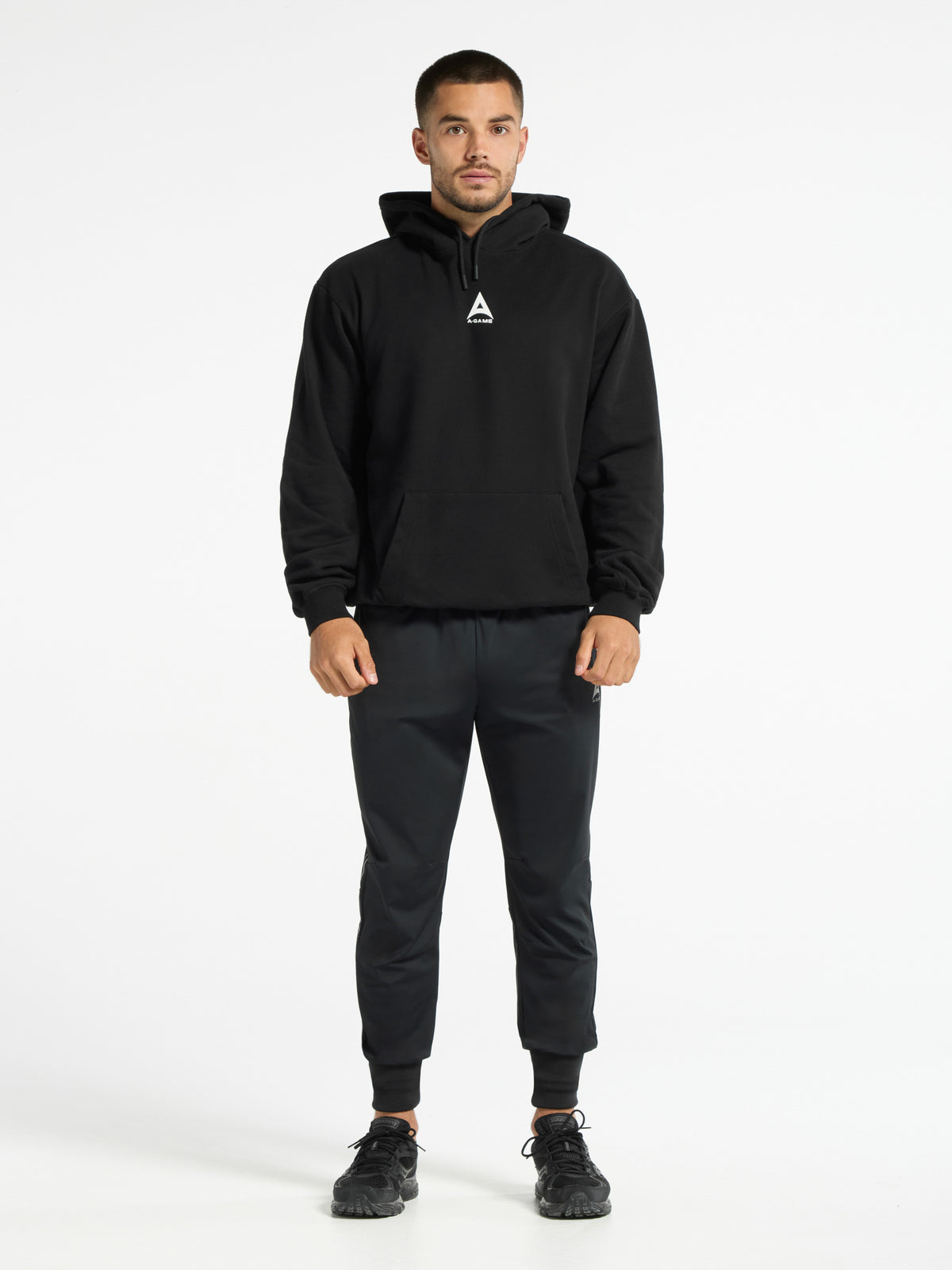 Men's Relaxed Hoodie - Black