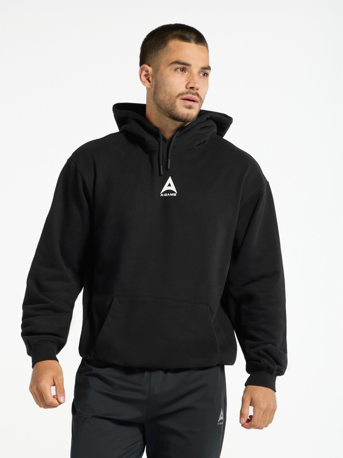 Men's Relaxed Hoodie - Black