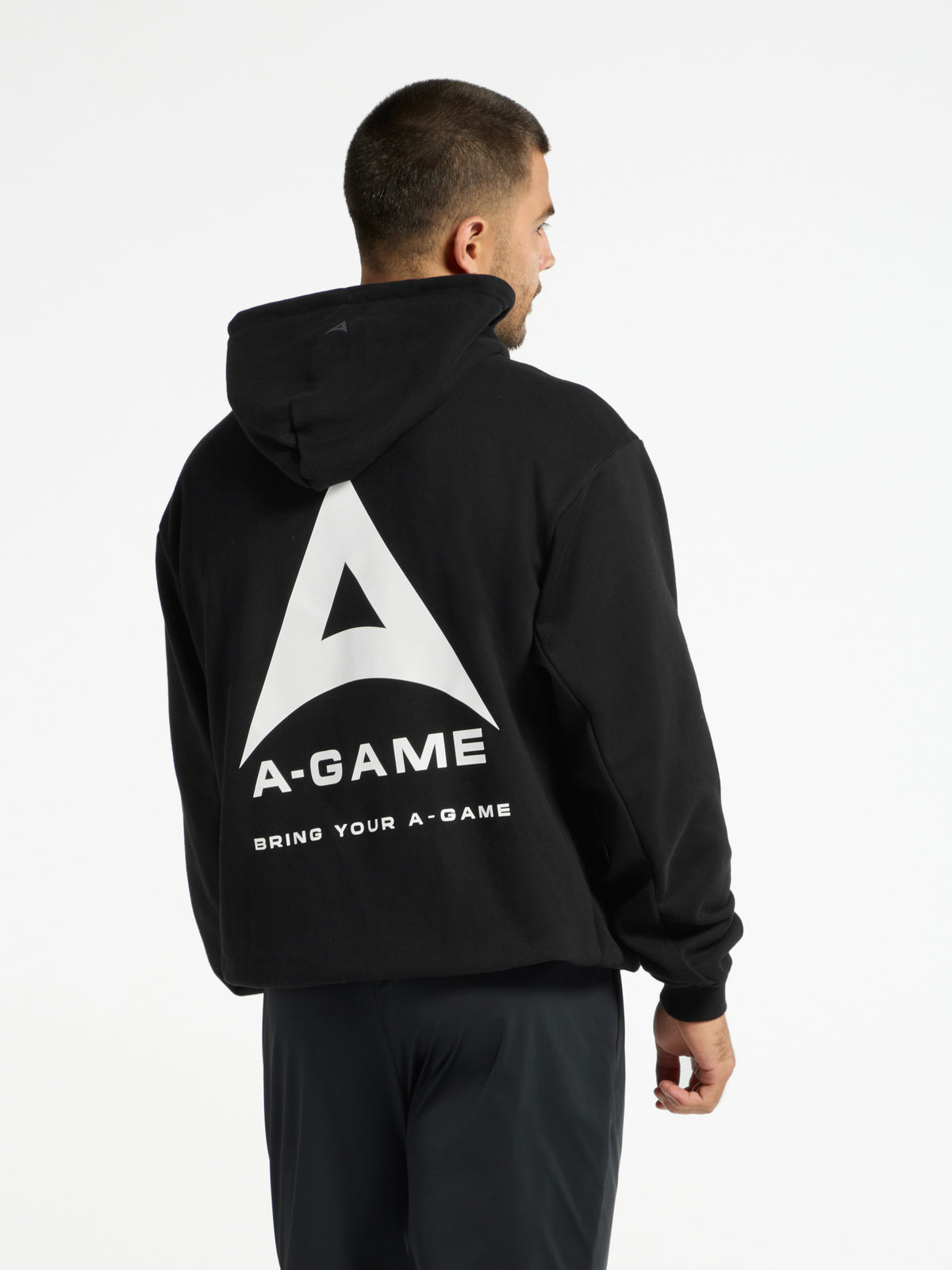 Men's Relaxed Hoodie - Black
