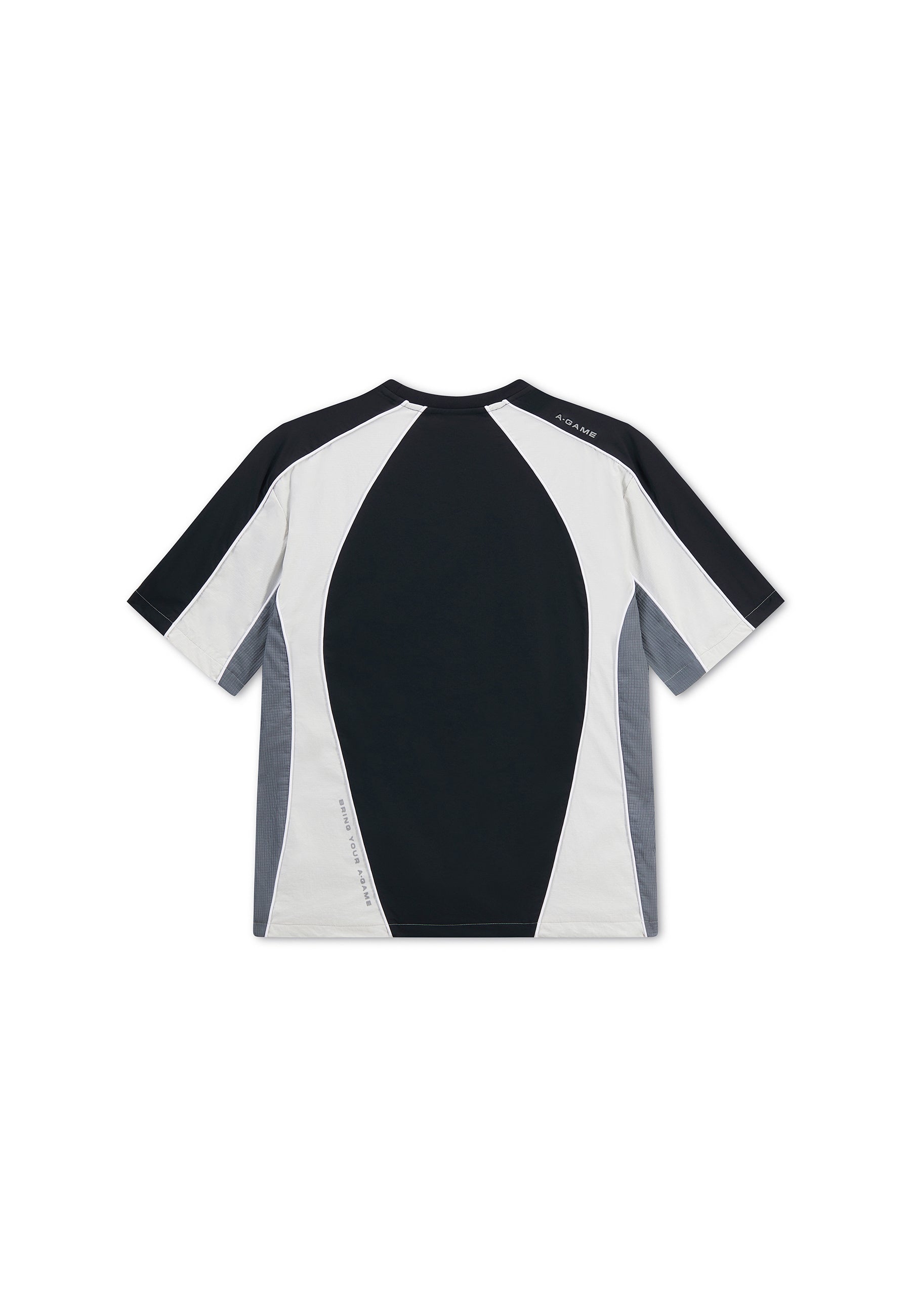 Men's Textured T-Shirt - Black / Light Grey