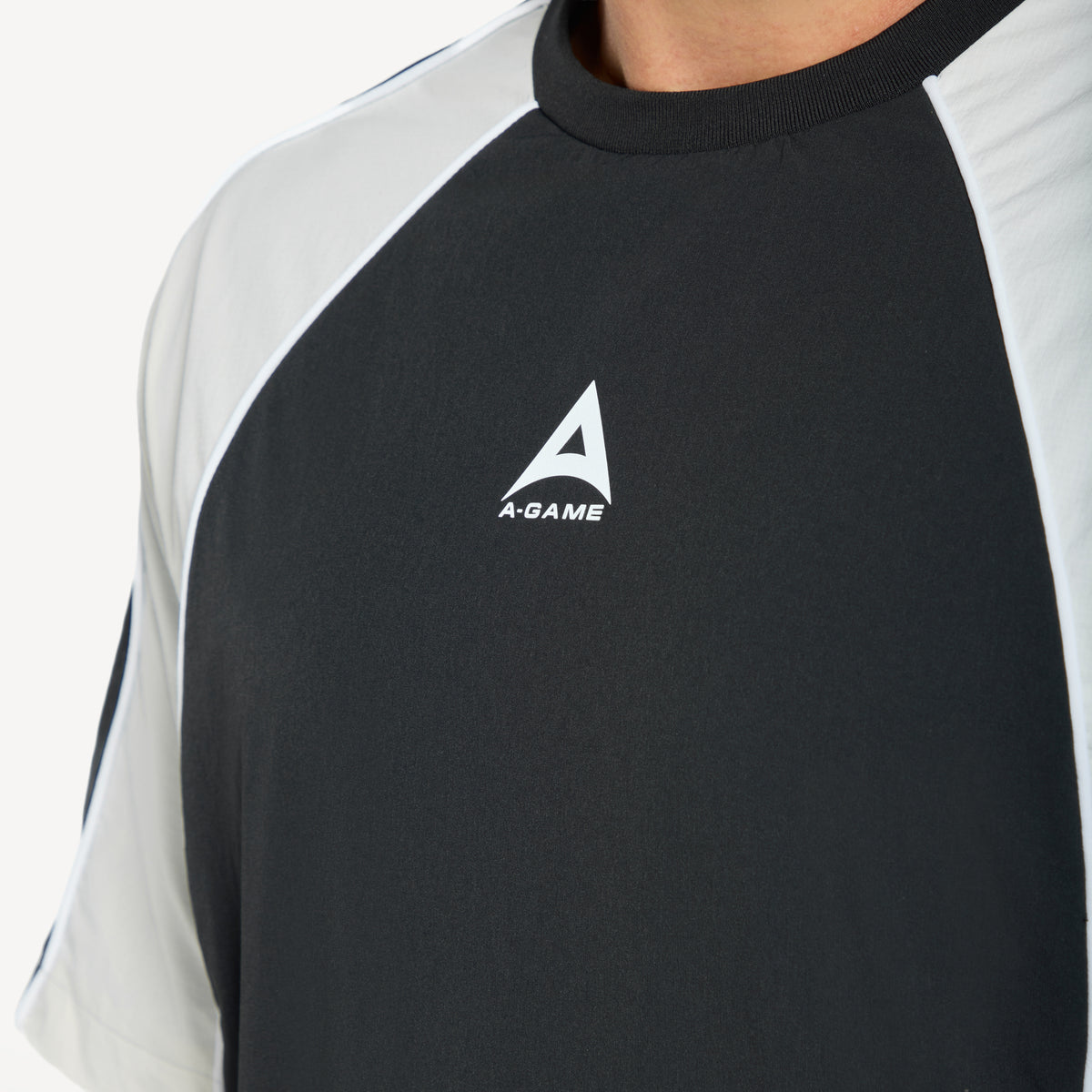 Men's Textured T-Shirt - Black / Light Grey