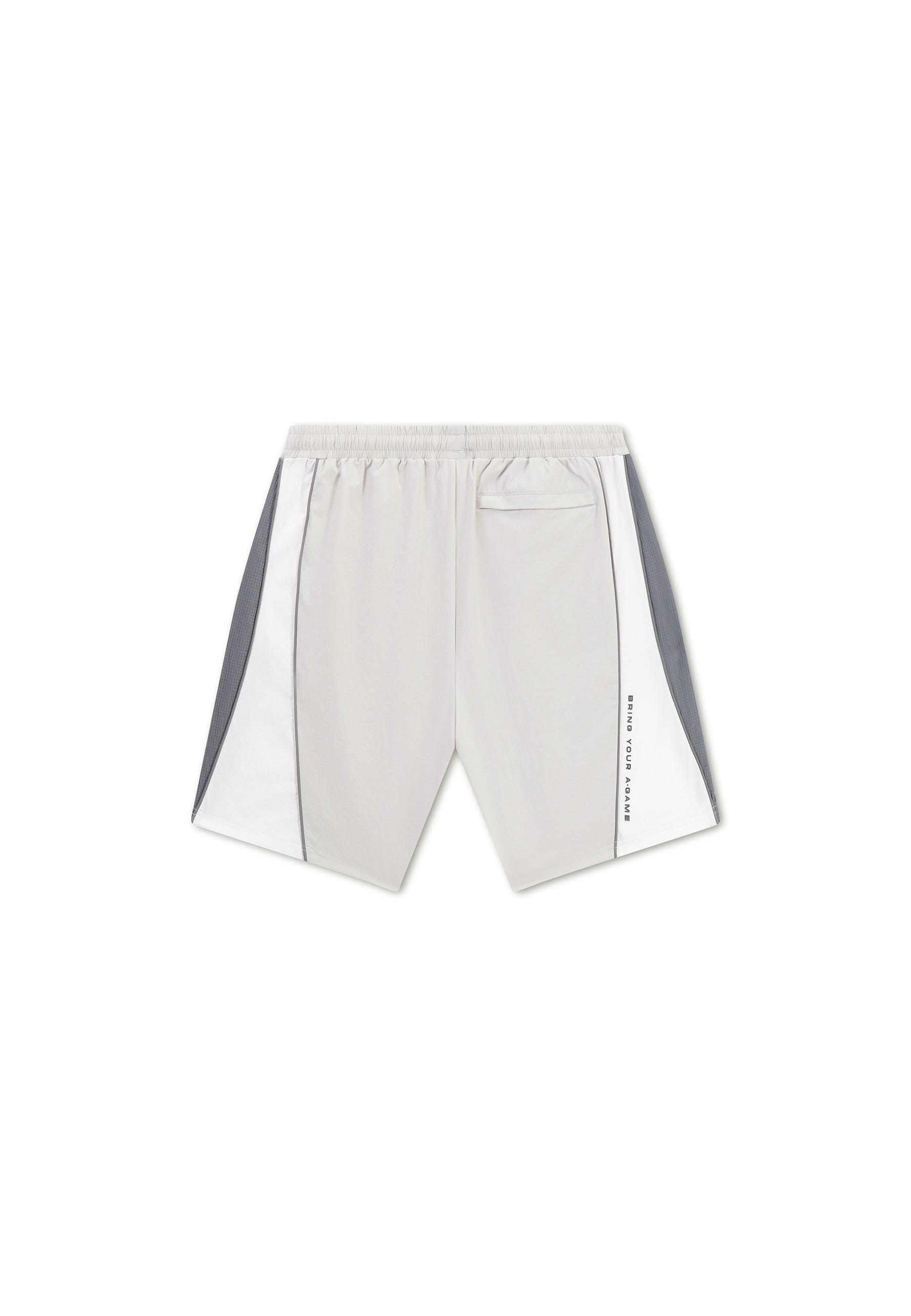 Men's Textured Shorts - Grey / White