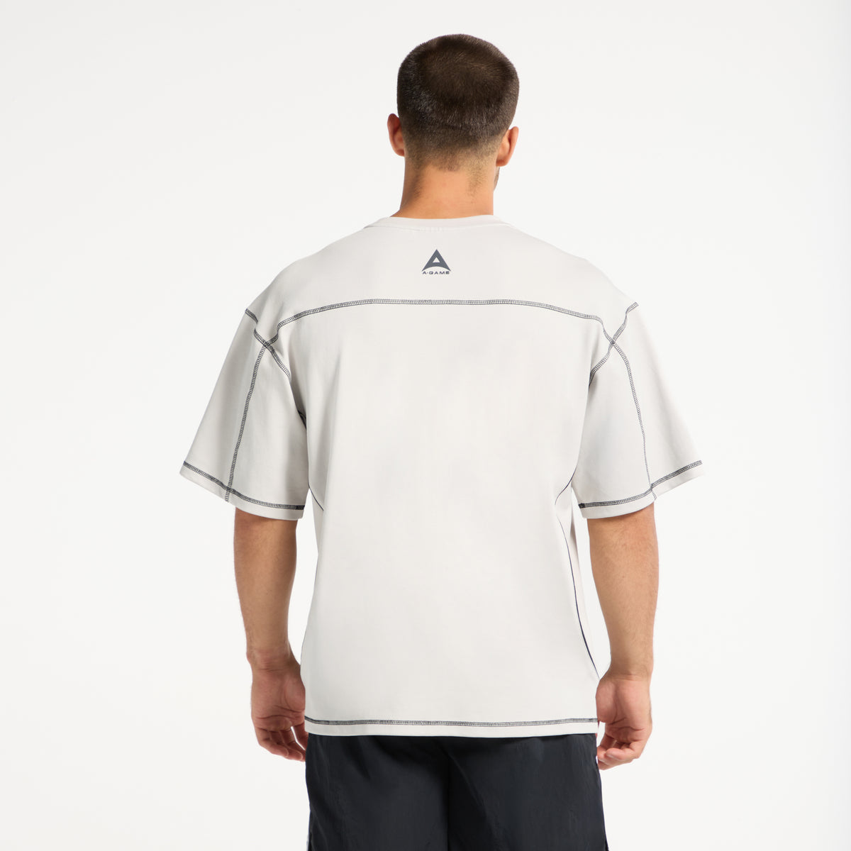 Men's Seam Detail Tech T-Shirt - Grey