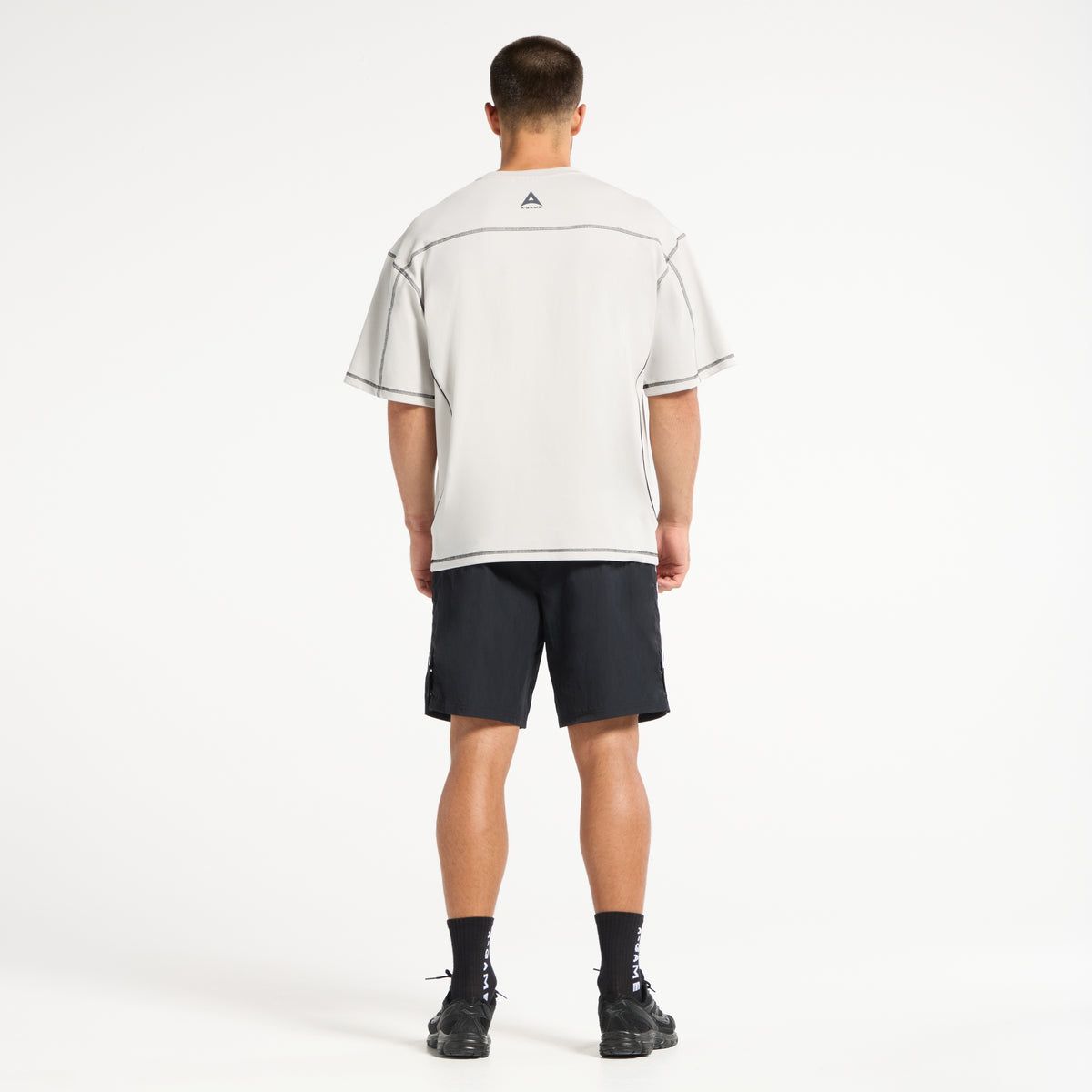 Men's Seam Detail Tech T-Shirt - Grey