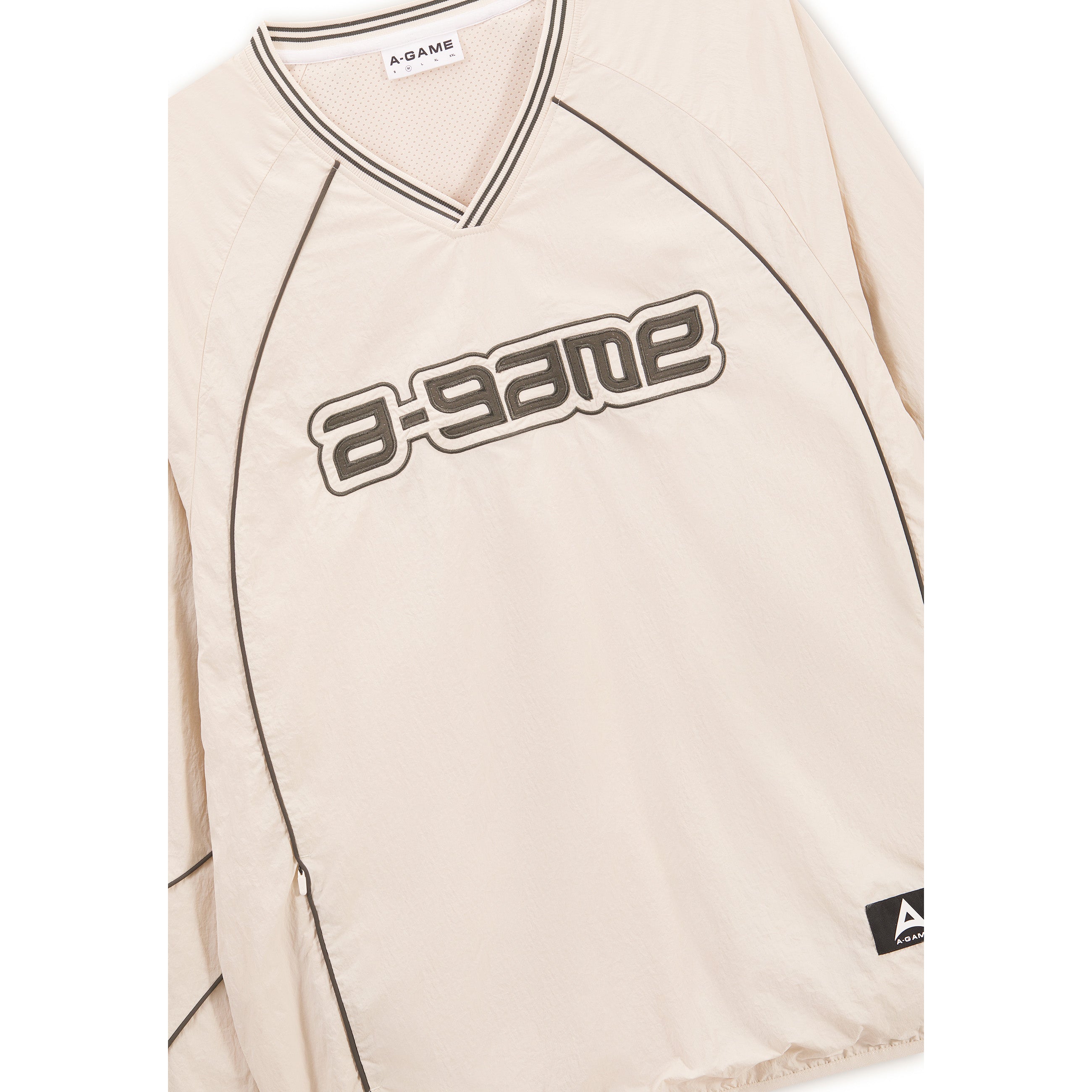 Men's Woven Tech Top - Beige