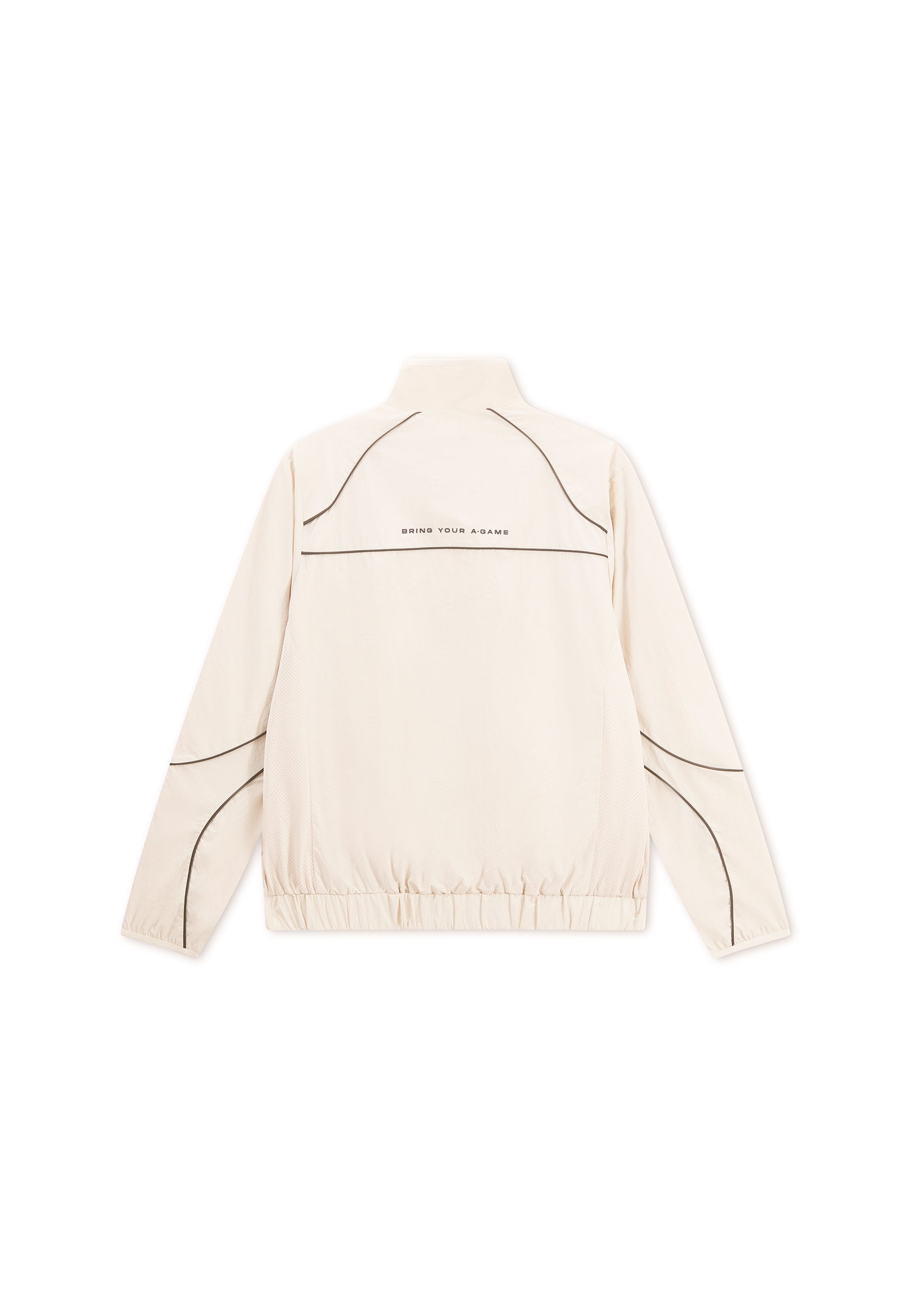Men's Woven Tech Track Jacket - Beige
