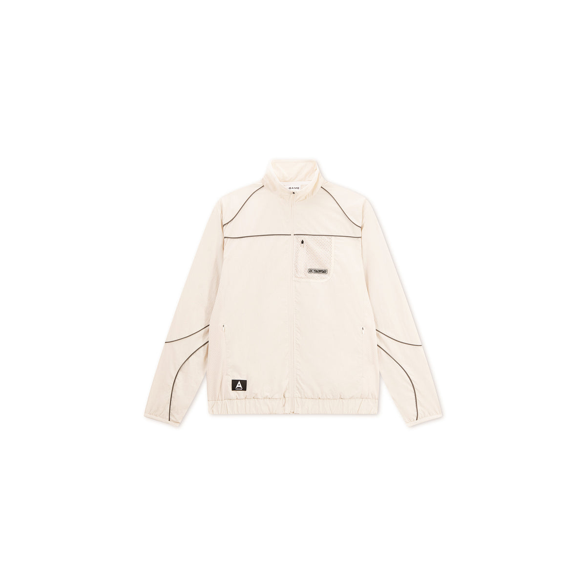 Men's Woven Tech Track Jacket - Beige